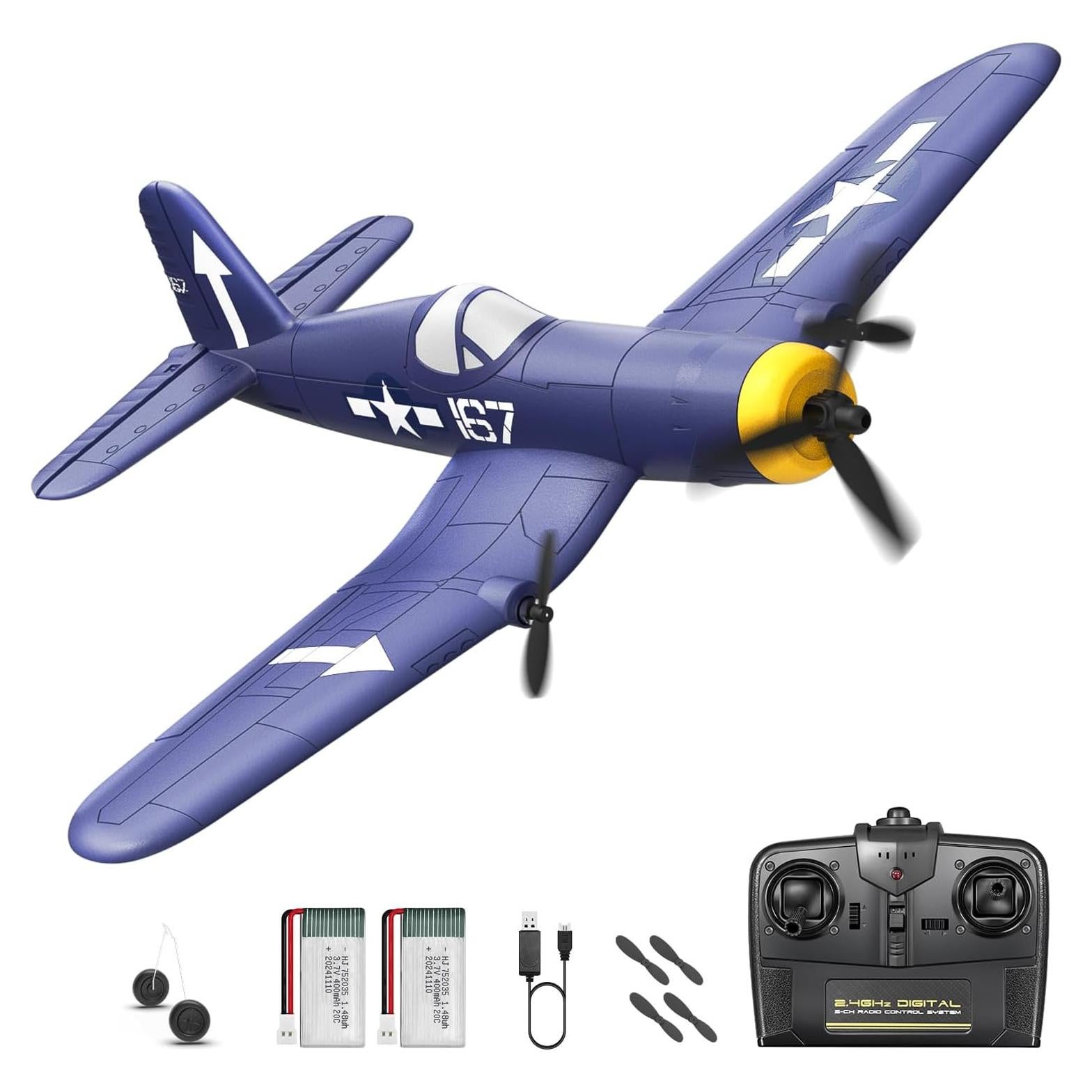 Avión RC HAWK'S WORK F4U Corsair 2.4GHz para Principiantes