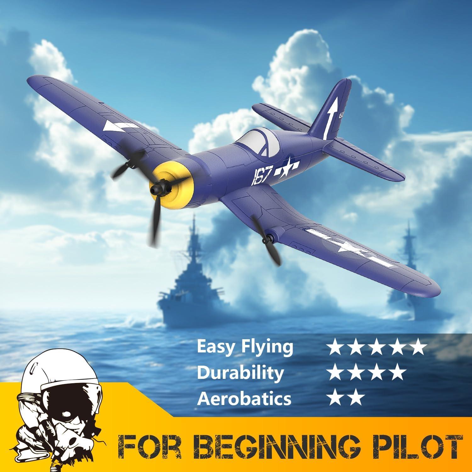 Avión RC HAWK'S WORK F4U Corsair 2.4GHz para Principiantes