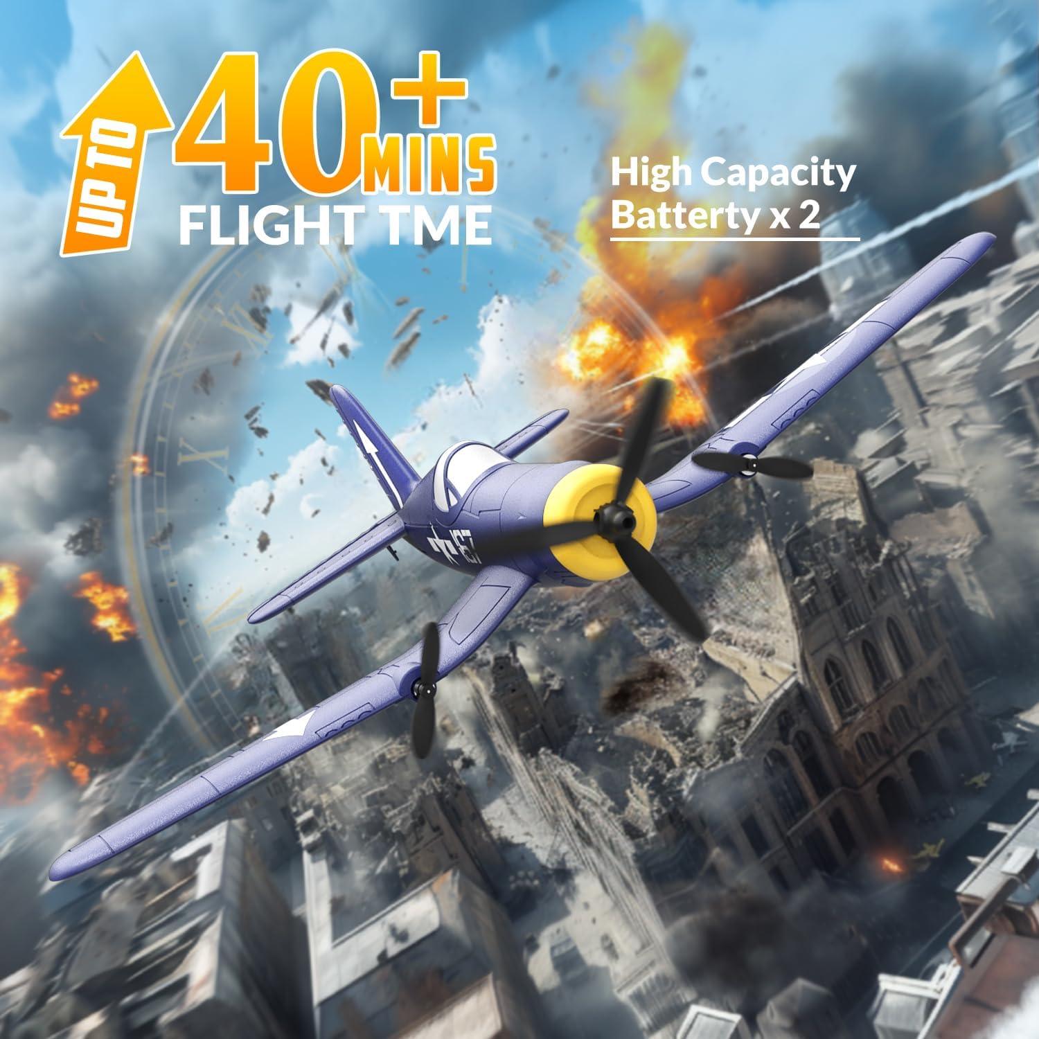 Avión RC HAWK'S WORK F4U Corsair 2.4GHz para Principiantes