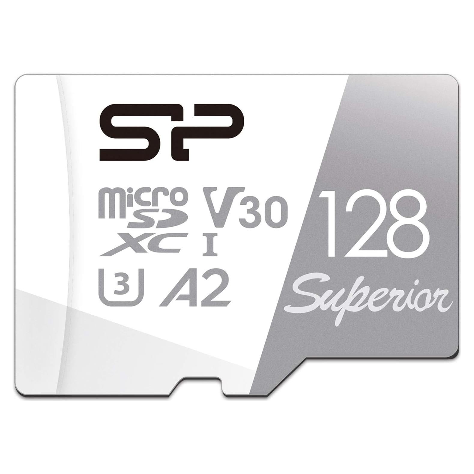 Tarjeta MicroSD Silicon Power 128GB UHS-I A2 V30 4K
