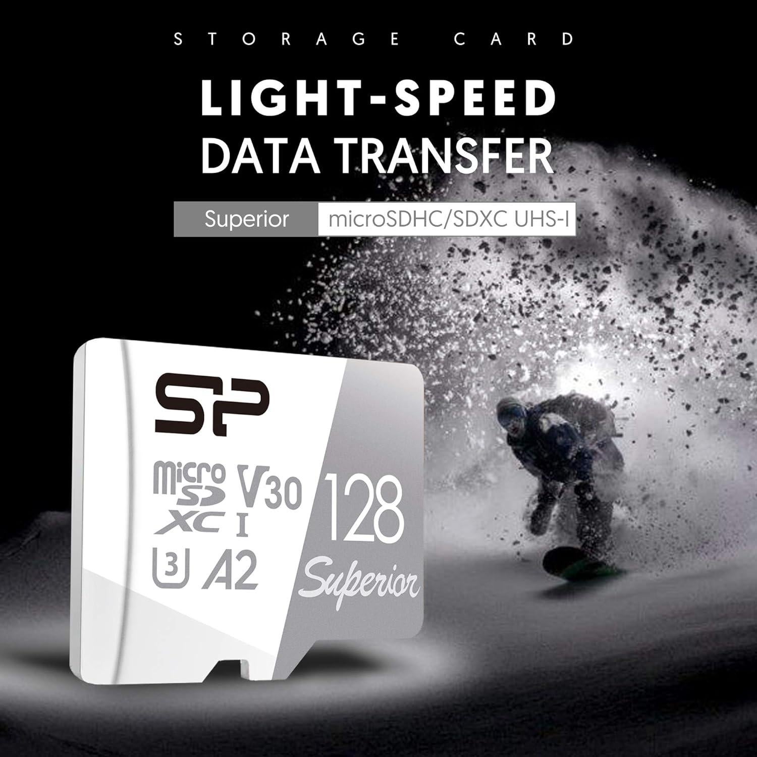 Tarjeta MicroSD Silicon Power 128GB UHS-I A2 V30 4K