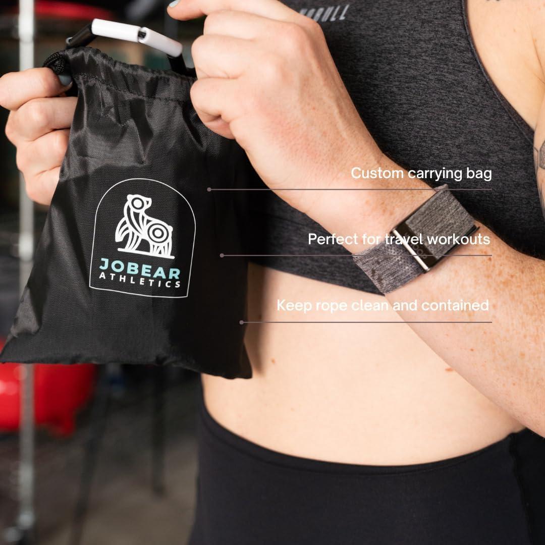 Cuerda de Saltar Ajustable JOBEAR Athletics con Cuentas - Sin Enredos