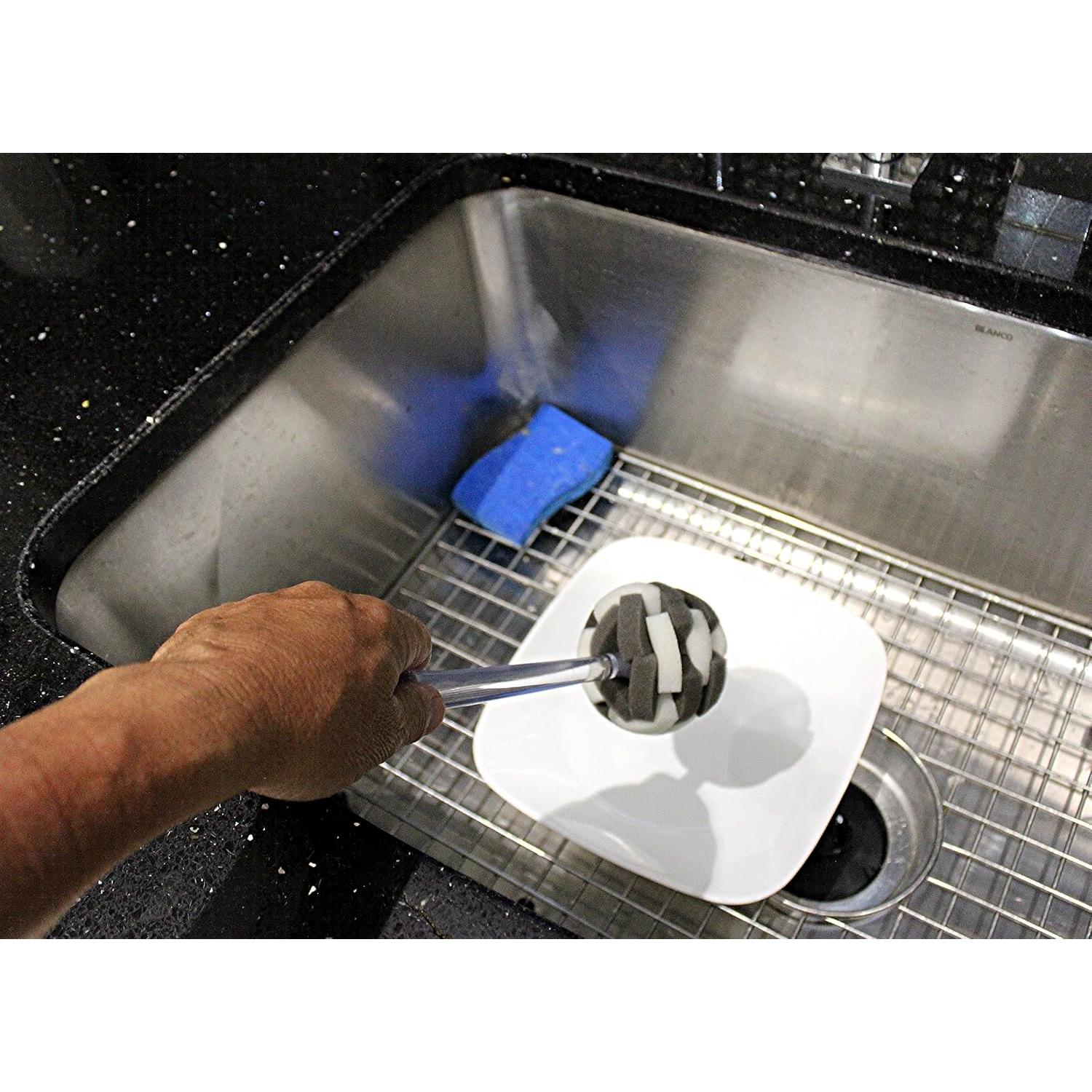 Esponja Puff Multiusos Dependable 29.2 cm con Mango Ergonómico