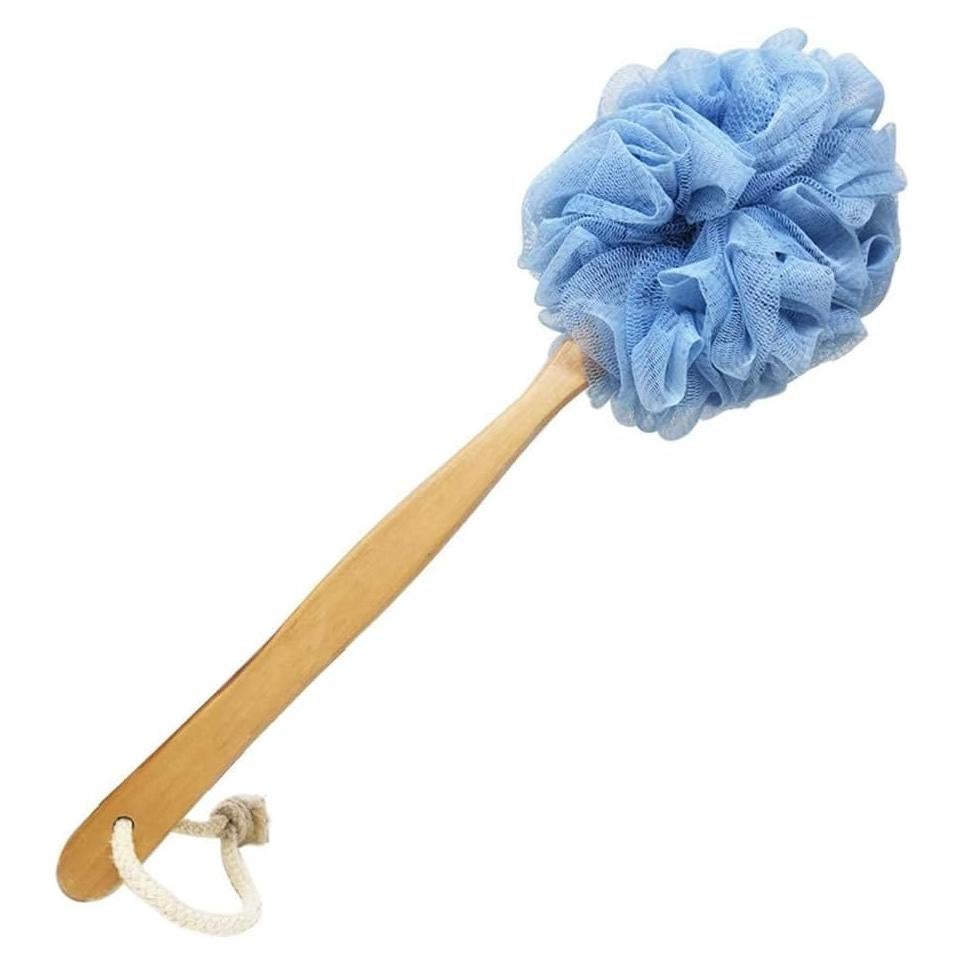 Esponja de Lufa con Mango de Madera RASDDER - Azul
