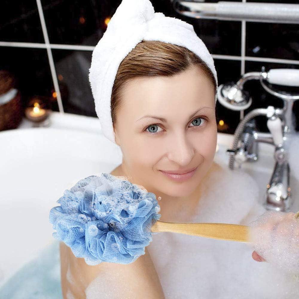 Esponja de Lufa con Mango de Madera RASDDER - Azul