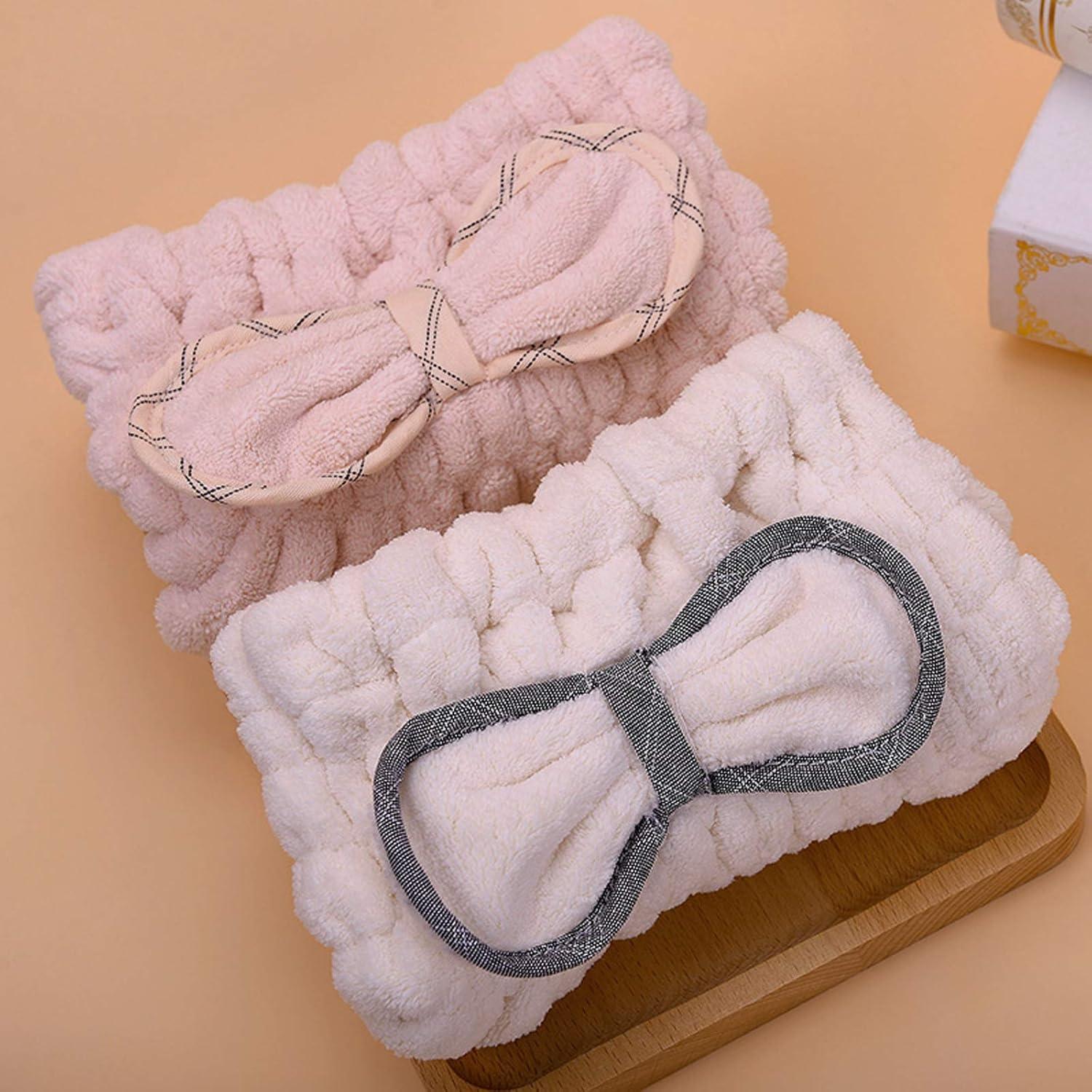 Capucha de Secado Rápido de Cabello Jseng Microfibra Grande Rosa