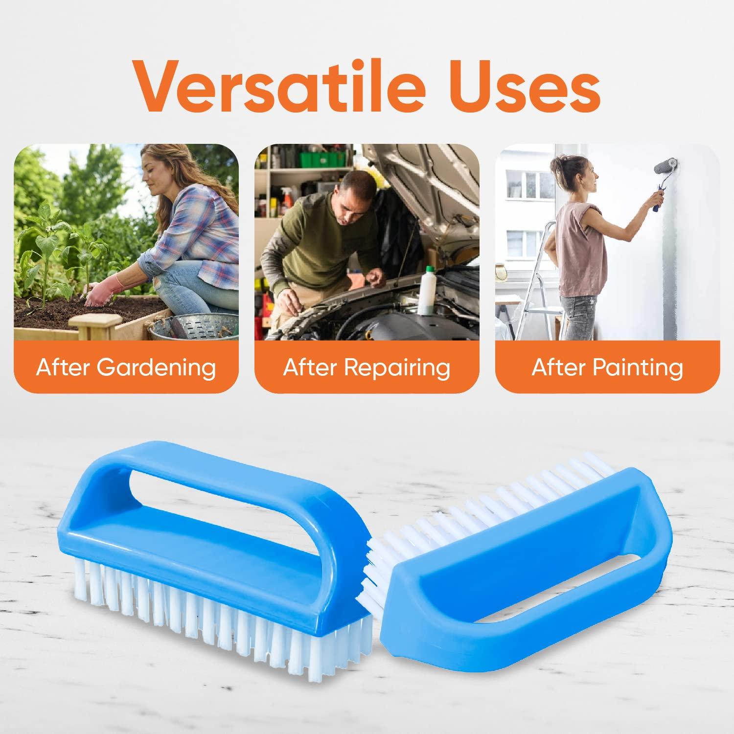 Cepillo Limpiador de Uñas Superio - 3 Paquete, Cerdas Duras