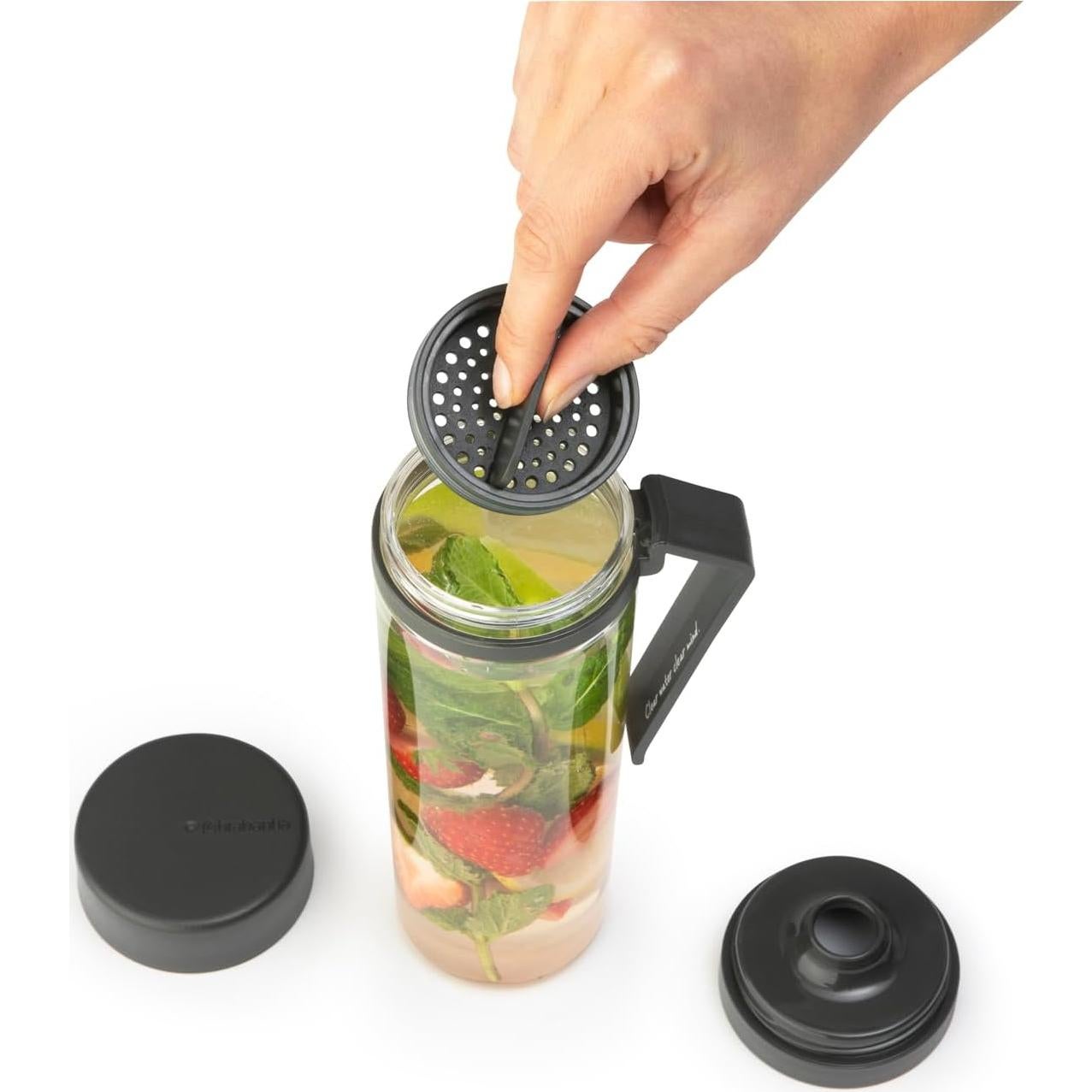 Botella de Agua Brabantia Make & Take 500 ml con Filtro de Frutas