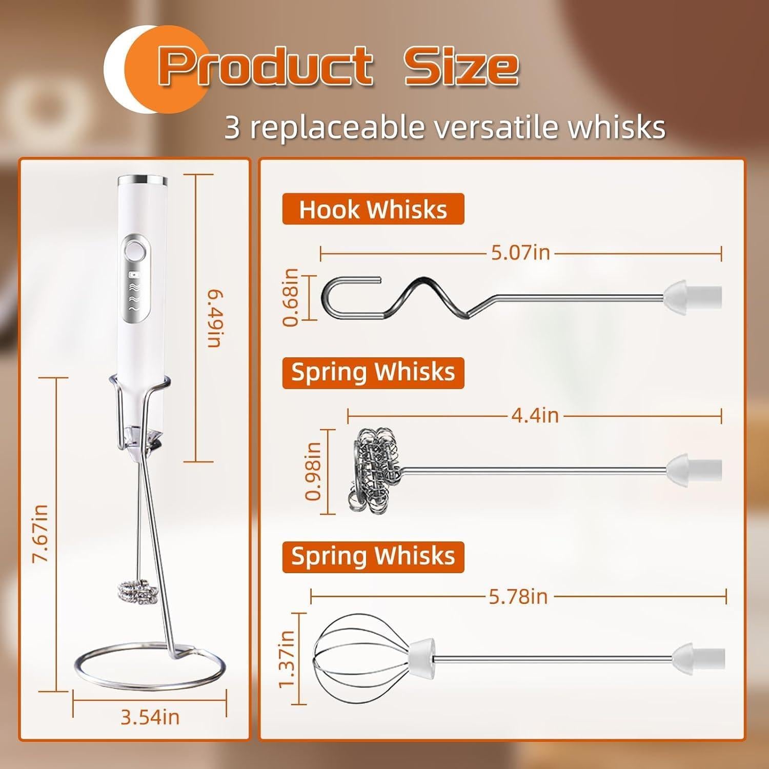 Espumador de Leche Eléctrico Genérico DADANQI 3 Velocidades