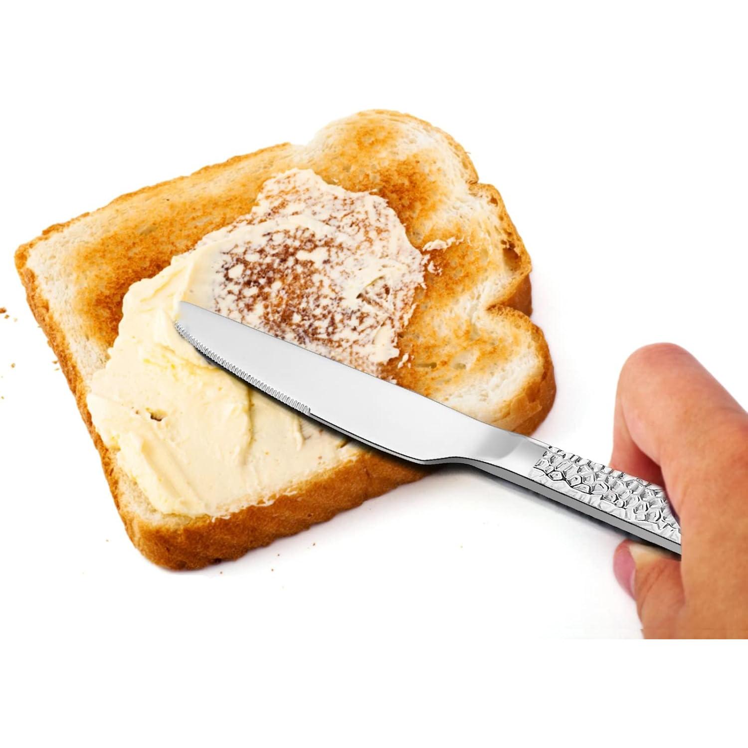 Juego de Cuchillos de Cena E-far 6 Pzs Acero Inoxidable 22.6 cm