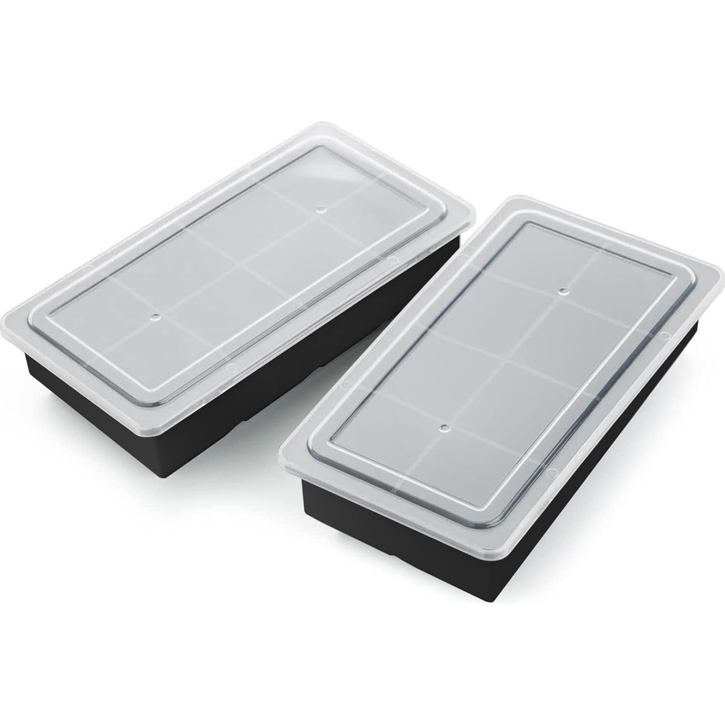 Bandeja de Hielo de Silicona Samuelworld 2-Pack 8 Cavidades