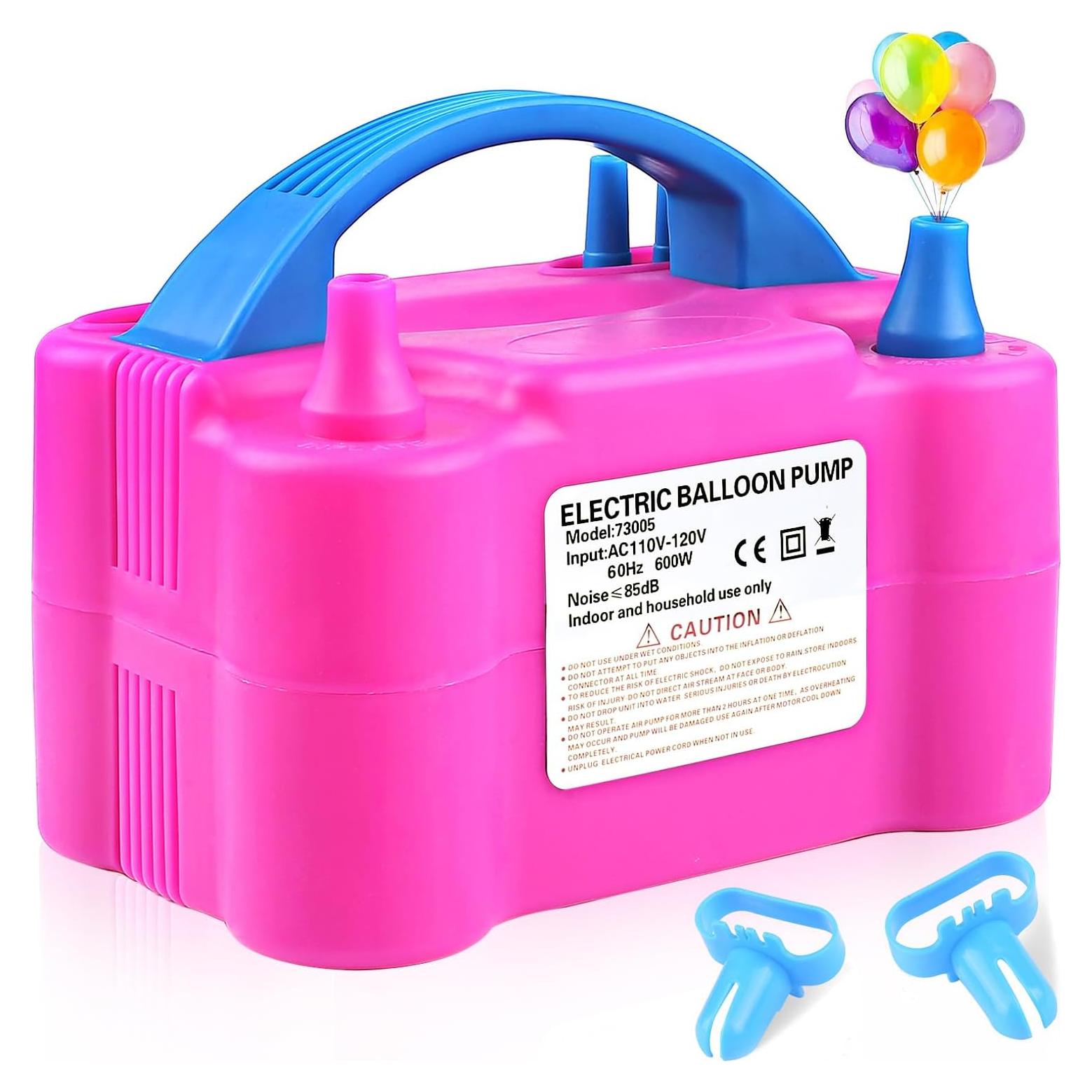 Bomba de Globo Eléctrica QIPUMP 600W Doble Boquilla