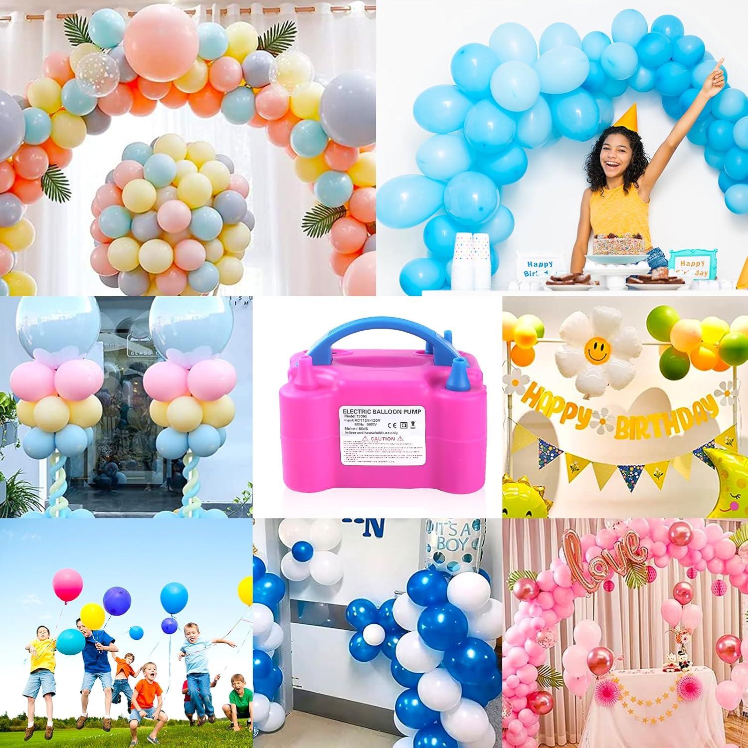 Bomba de Globo Eléctrica QIPUMP 600W Doble Boquilla