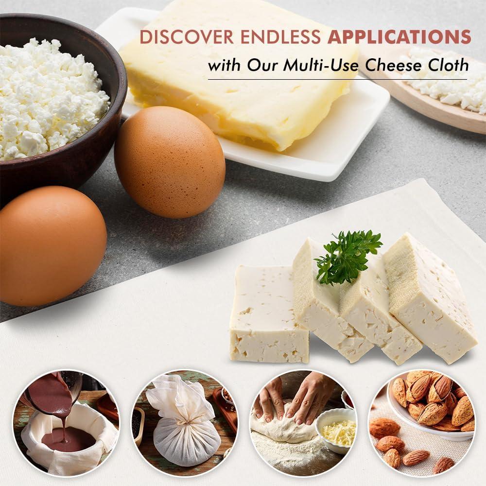 Paños de Queso Villa Urbana 6 Pcs Grado 100 50.8x50.8 cm