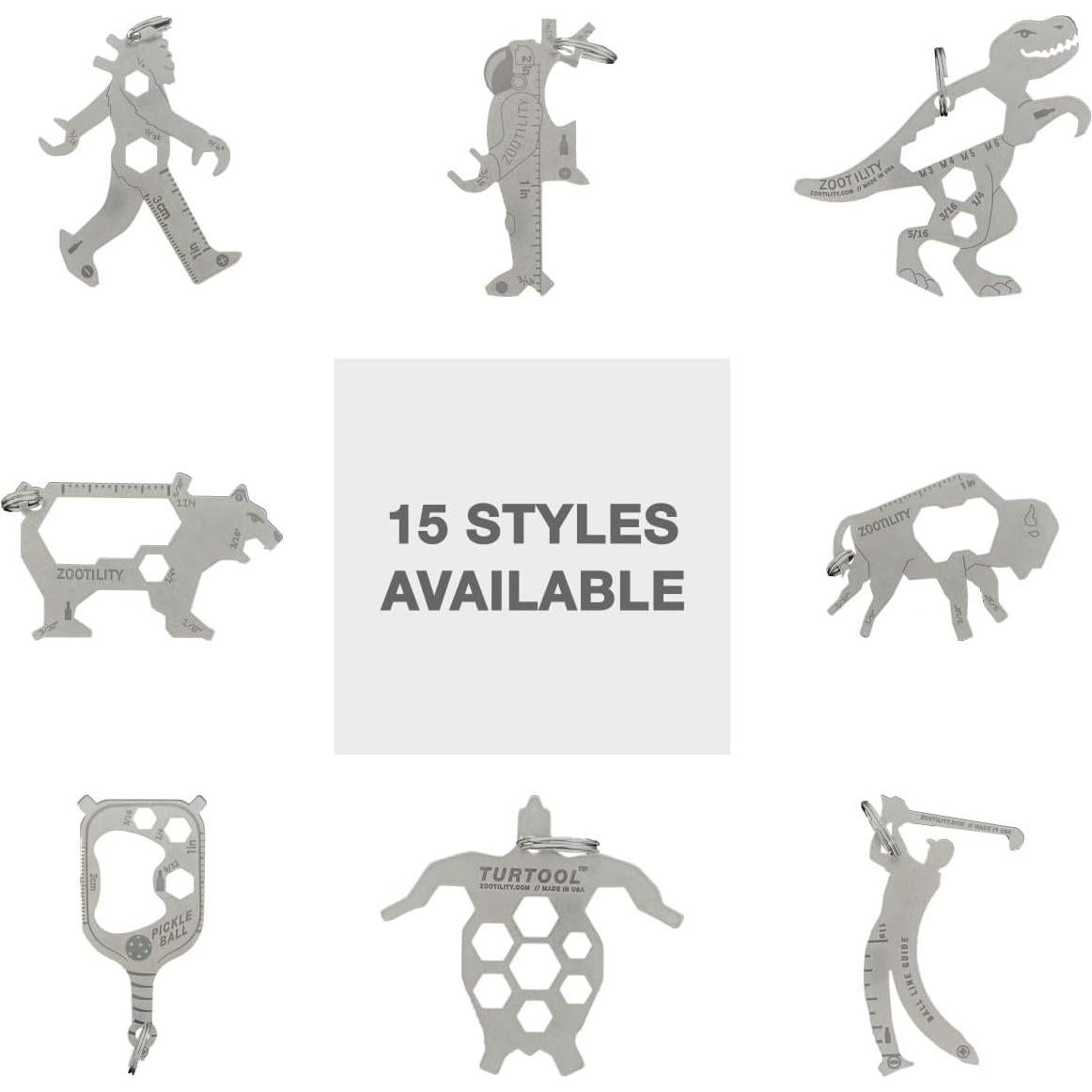 Llave Multi-Herramienta Zootility 18 en 1 Acero Inoxidable