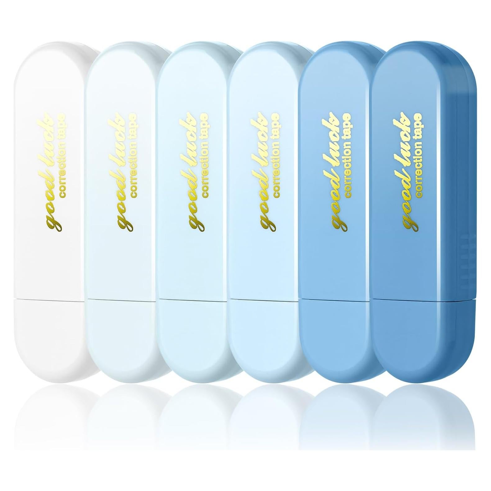 Conjunto de 6 Cintas de Corrección Valtiner Blanca 0.51 cm