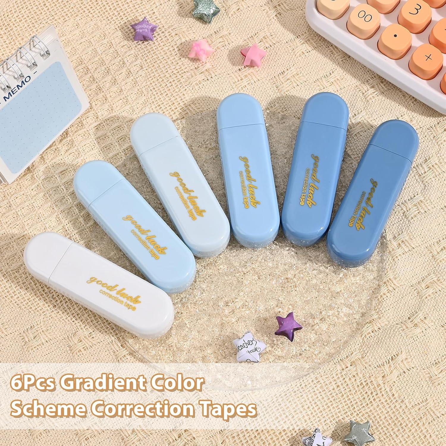 Conjunto de 6 Cintas de Corrección Valtiner Blanca 0.51 cm