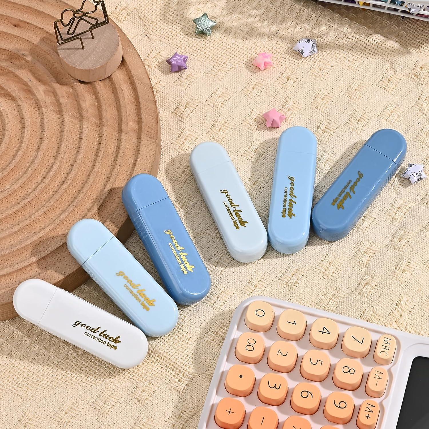 Conjunto de 6 Cintas de Corrección Valtiner Blanca 0.51 cm