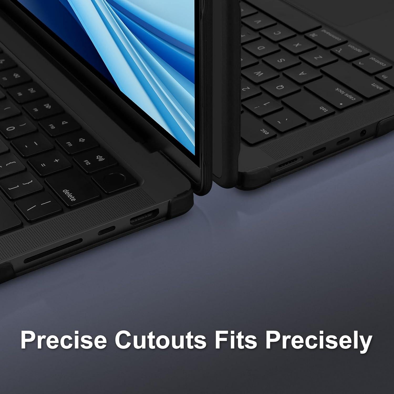 Funda MacBook Pro 14" Mosiso TPU Anti-Rajaduras Negro