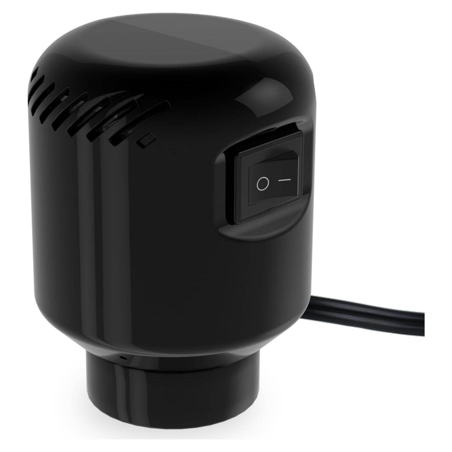 Bomba de Vacío Eléctrica Kissleaf Portátil 460 L/min - Negro