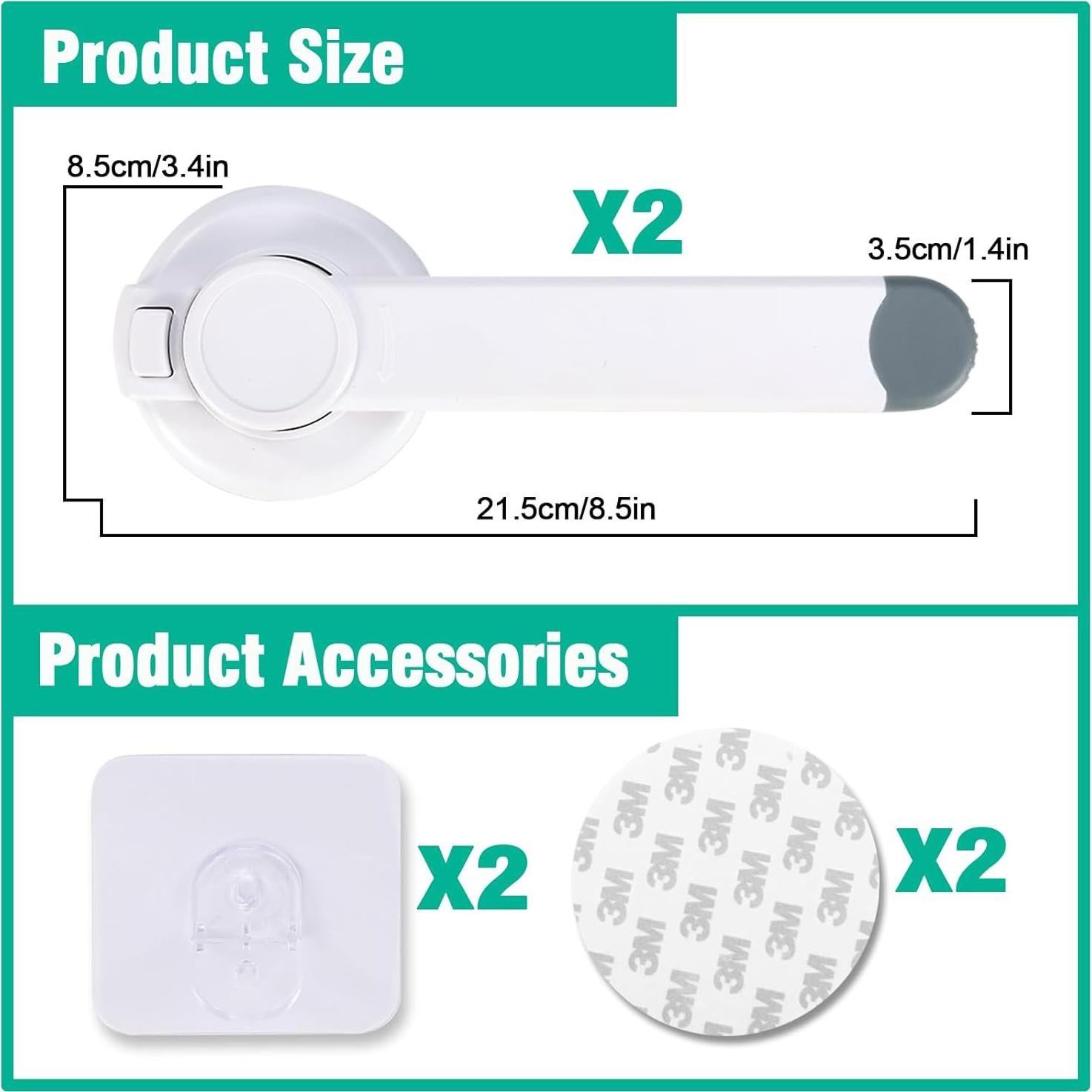 Bloqueo de Seguridad para Inodoro Bebés Babylush - Paquete de 2