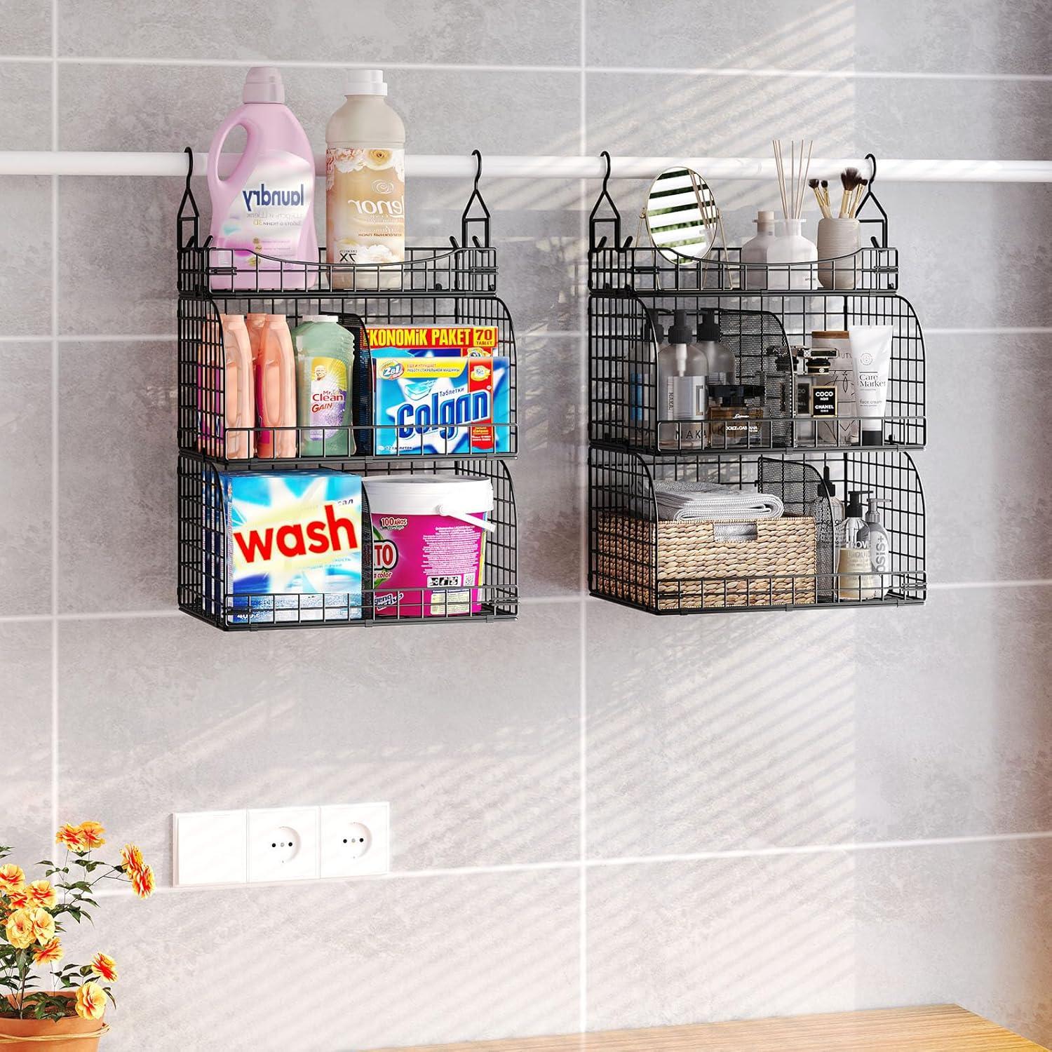 Organizador de Closet Colgante HapiRm - 3 Niveles Metálicos