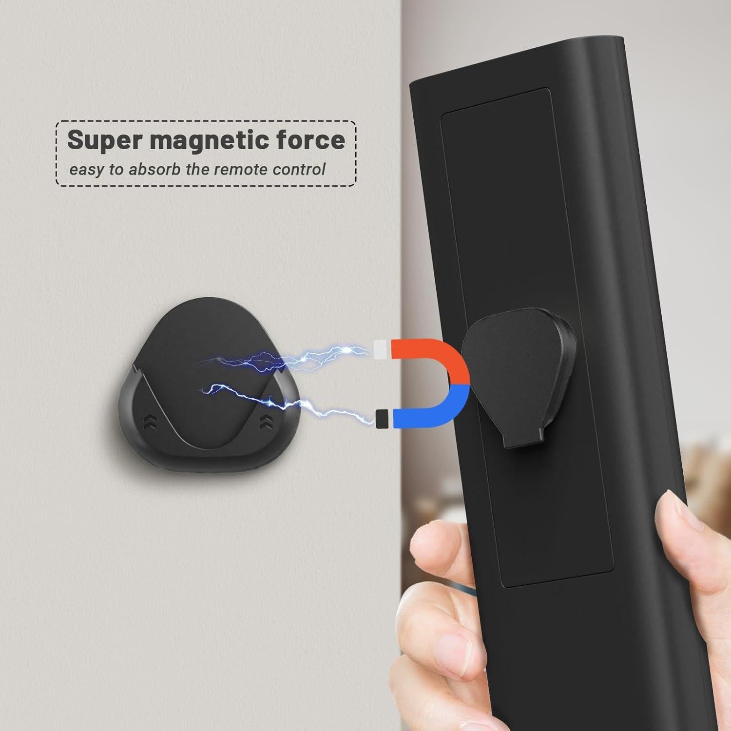 Soporte Magnético JUMEIHUI para 6 Controles Remotos - Negro