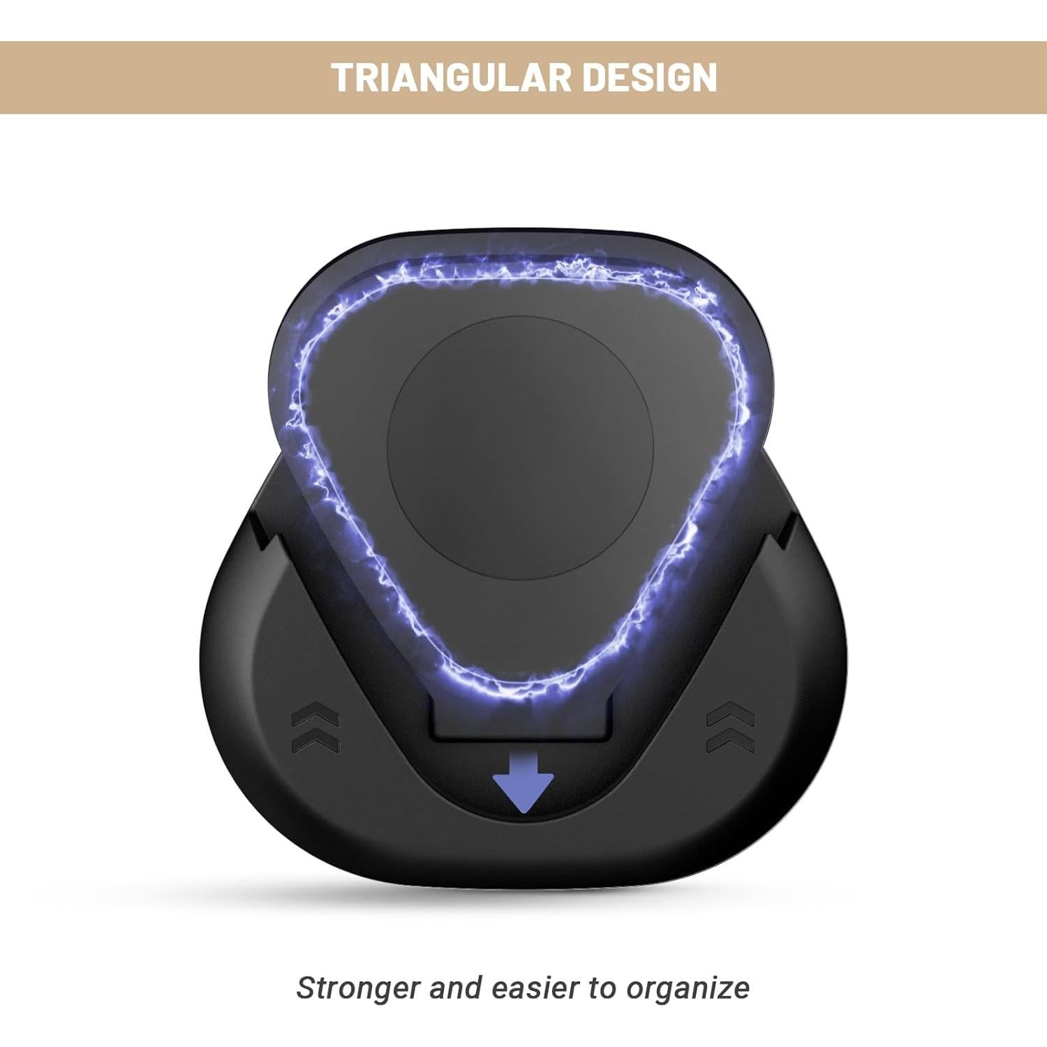 Soporte Magnético JUMEIHUI para 6 Controles Remotos - Negro