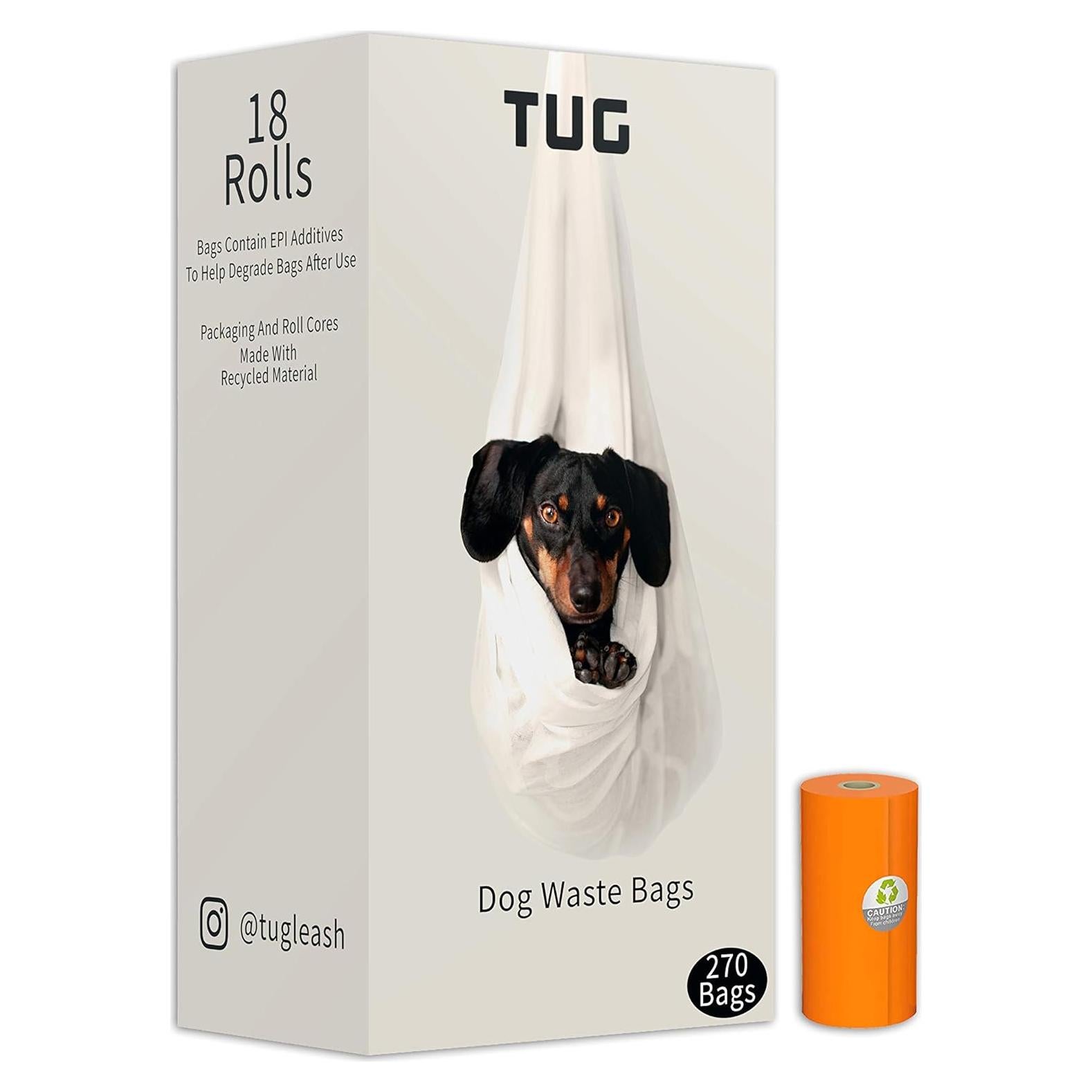 Bolsas de Desechos para Perros TUG 270 Unidades a Prueba de Fugas