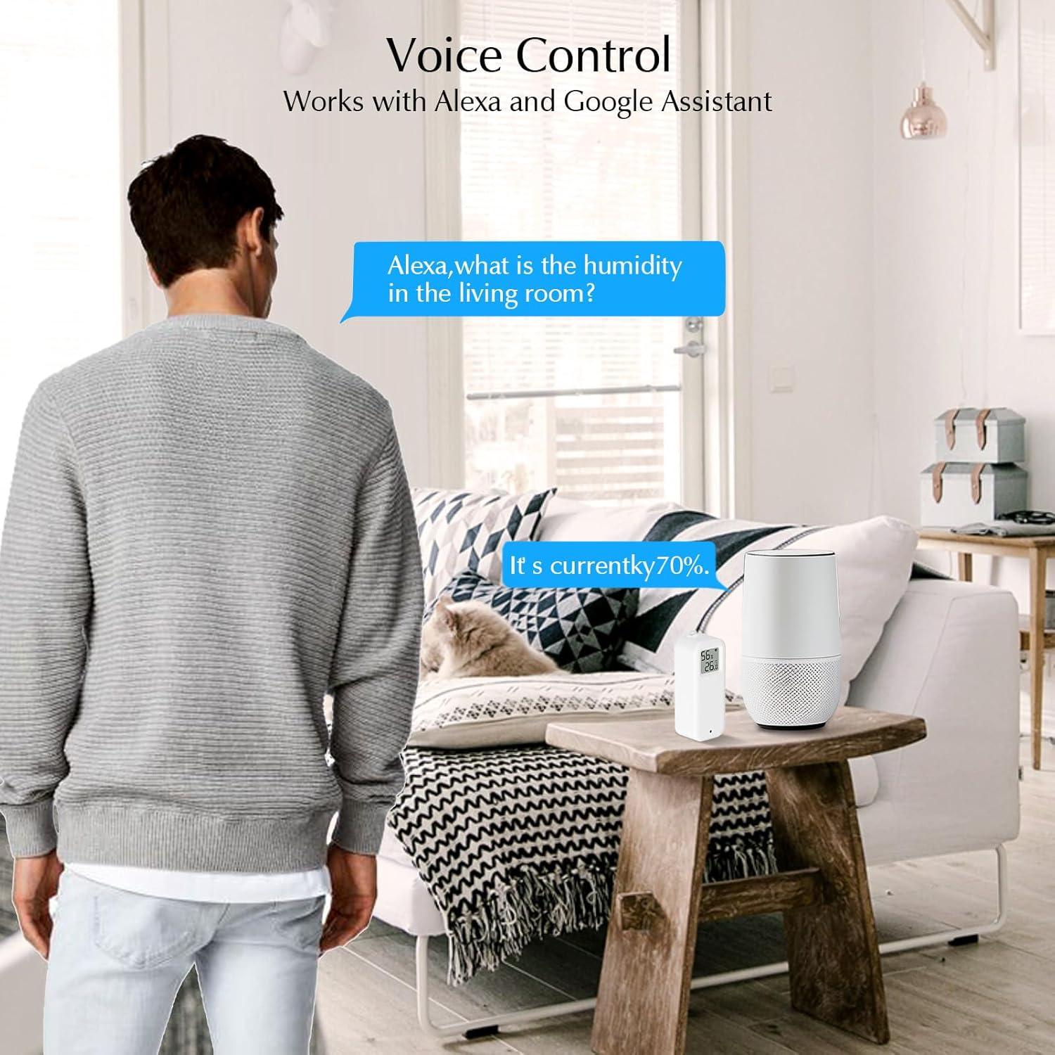 Termómetro eMylo WiFi con Alerta Inteligente y Humedad