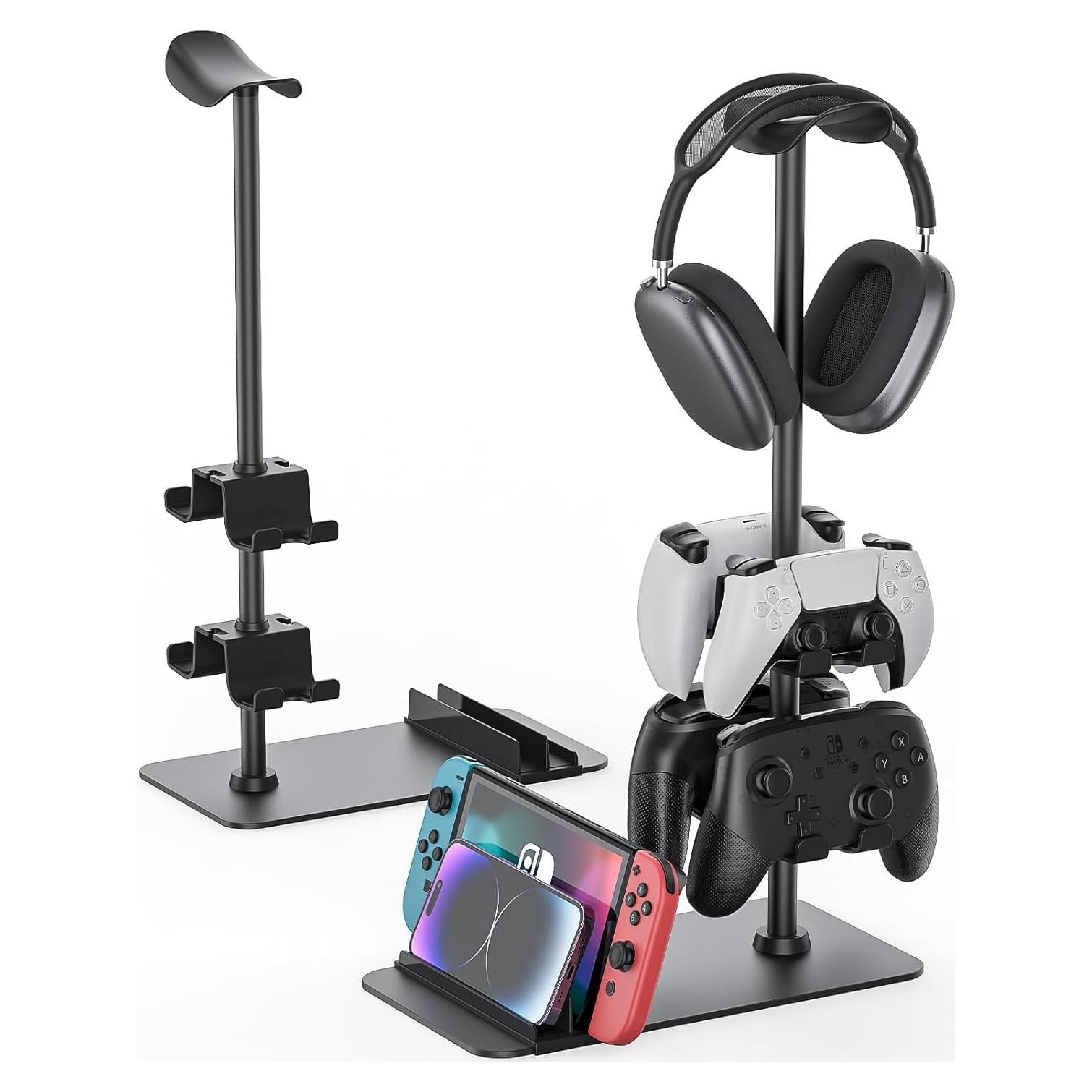 Soporte para Auriculares y Controladores MANMUVIMO - 1 Auricular y 4 Controladores