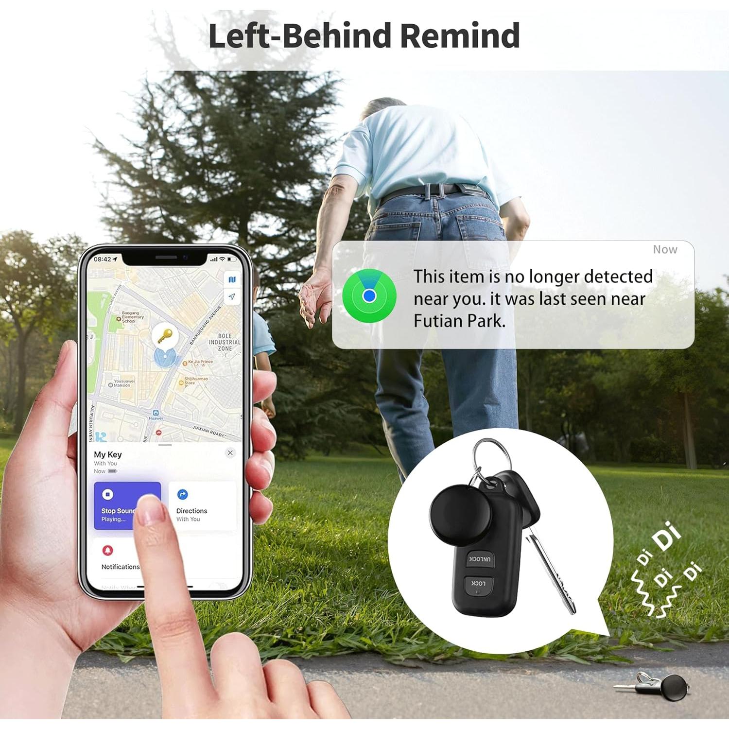 Air Tags Jocular 2 Pack Negro - Etiquetas Inteligentes Bluetooth