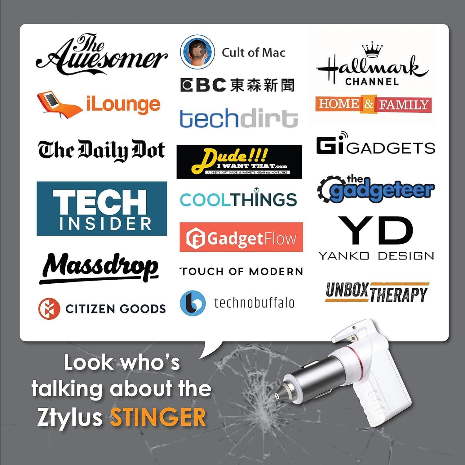Ztylus Stinger Plus Herramienta de Escape y Cargador USB
