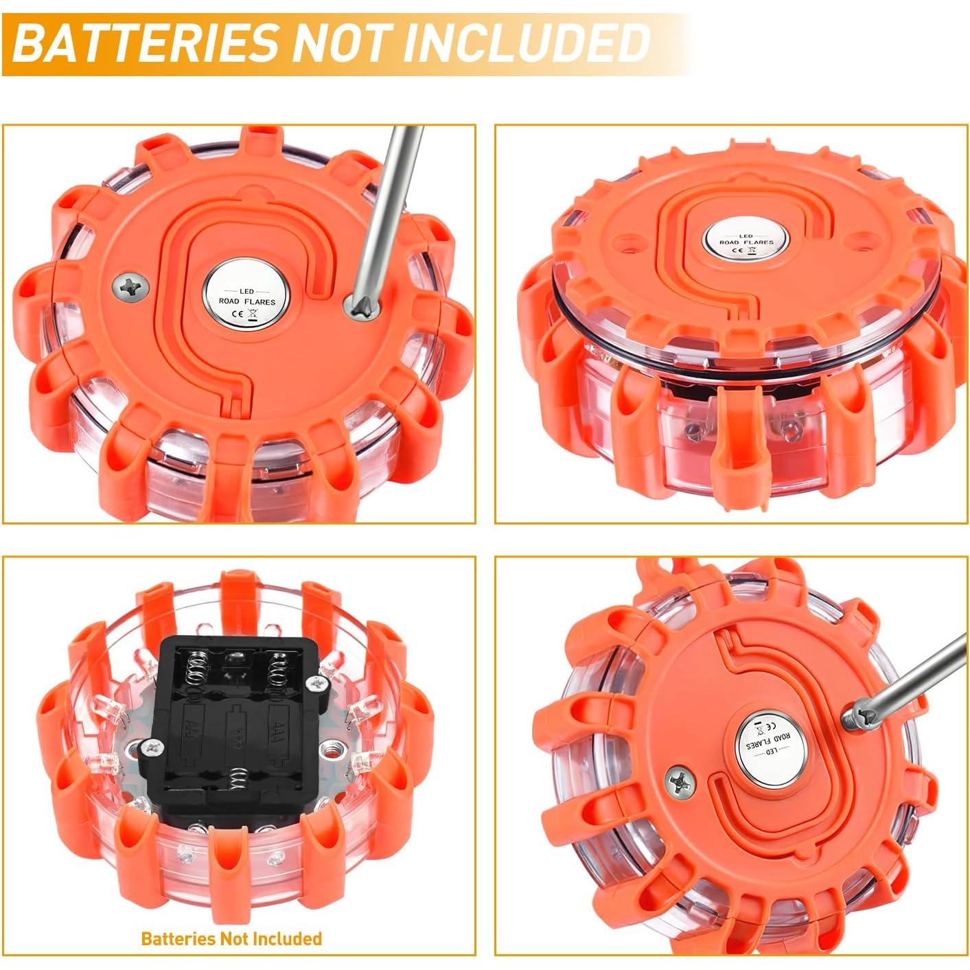 Luces de Emergencia LED Nilight 3 Piezas con Modos SOS