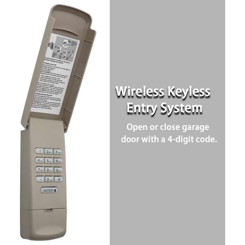 Teclado Inalámbrico para Puerta de Garaje JUSTHILLUP 877MAX