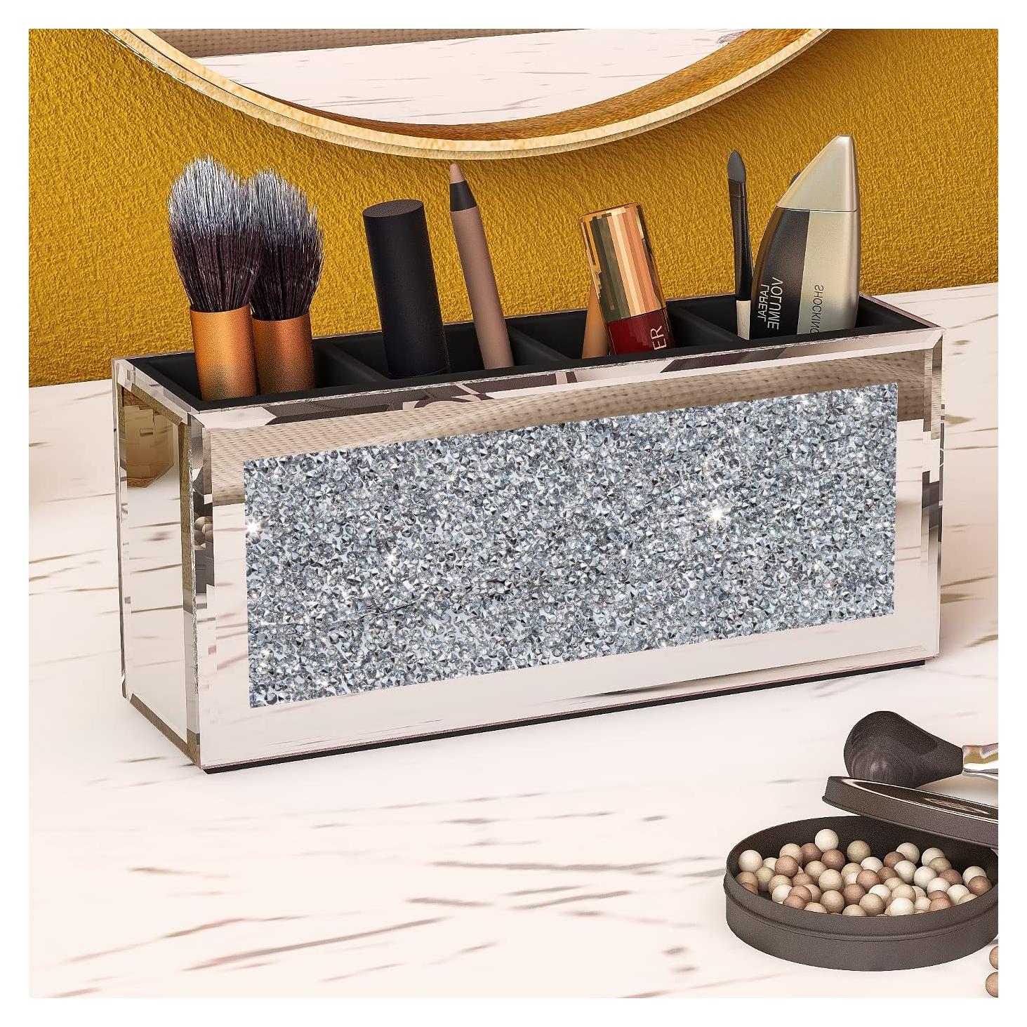 Organizador de Maquillaje SHYFOY 4 Compartimentos Espejado