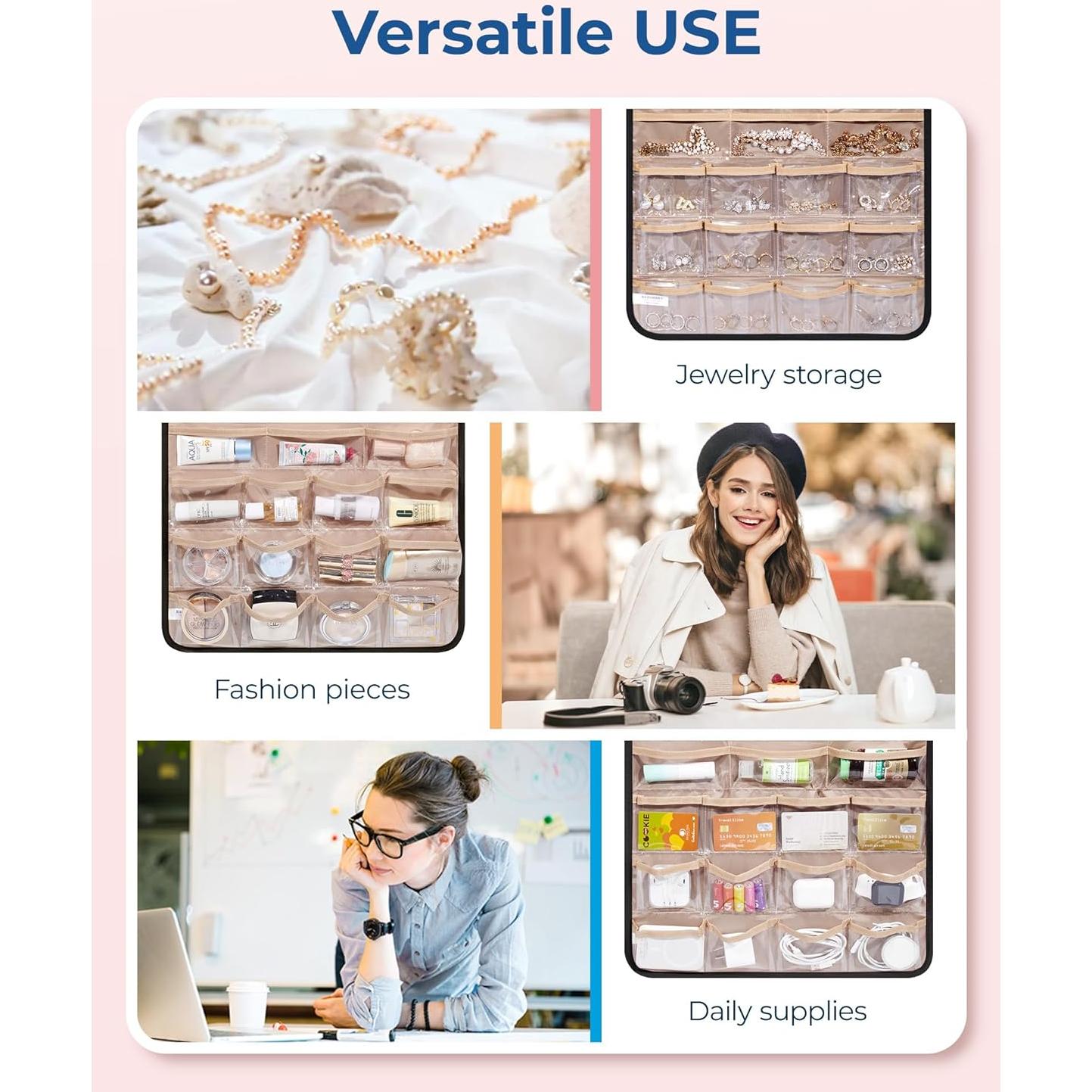 Organizador de Joyería Colgante BAGSMART Extra Grande Negro