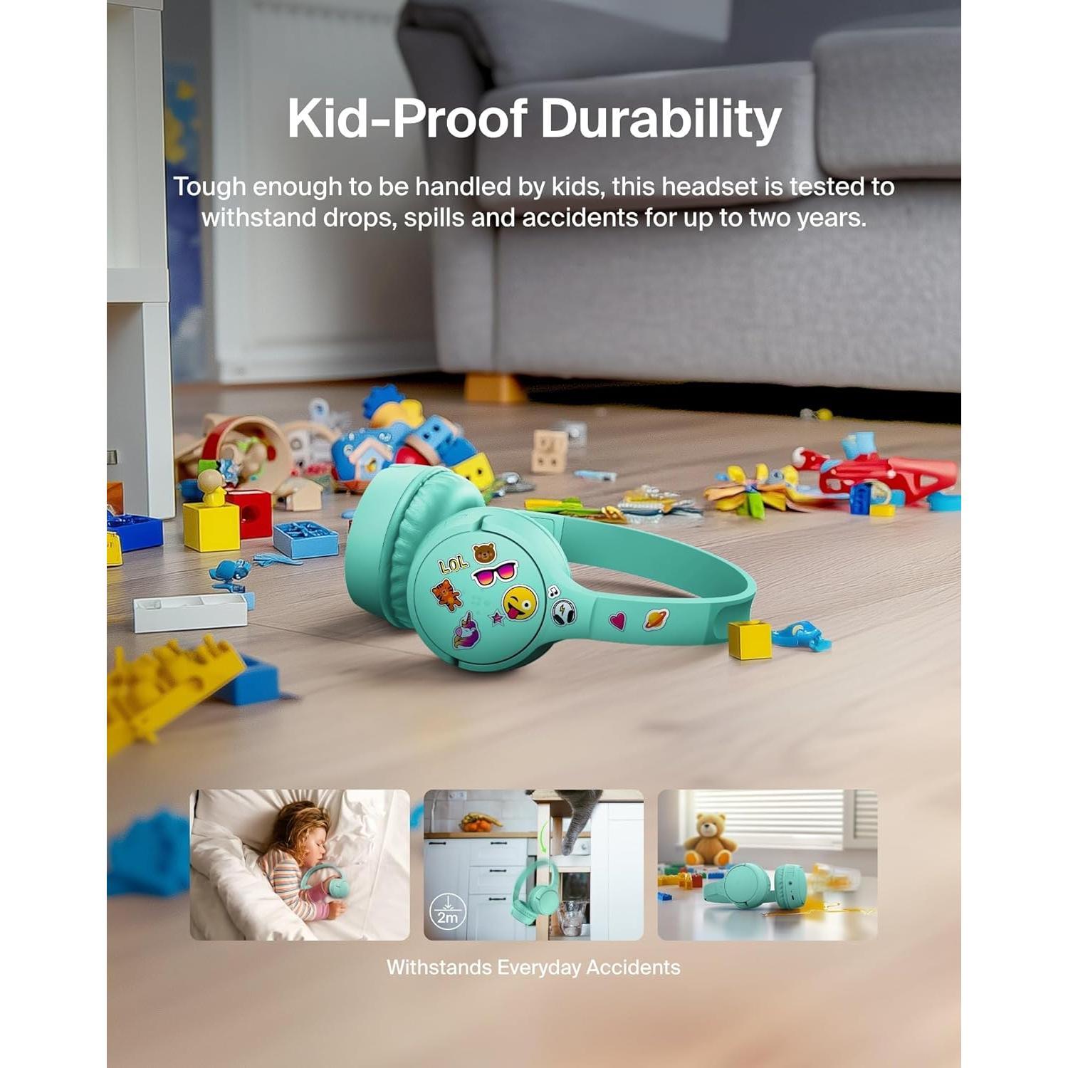 Auriculares Inalámbricos On-Ear Belkin SoundForm Mini Niños 30H