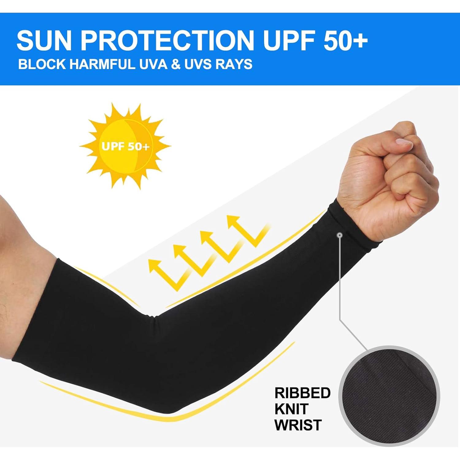 Mangas de Protección Solar UV Kimasha UPF 50 - 4 Pares