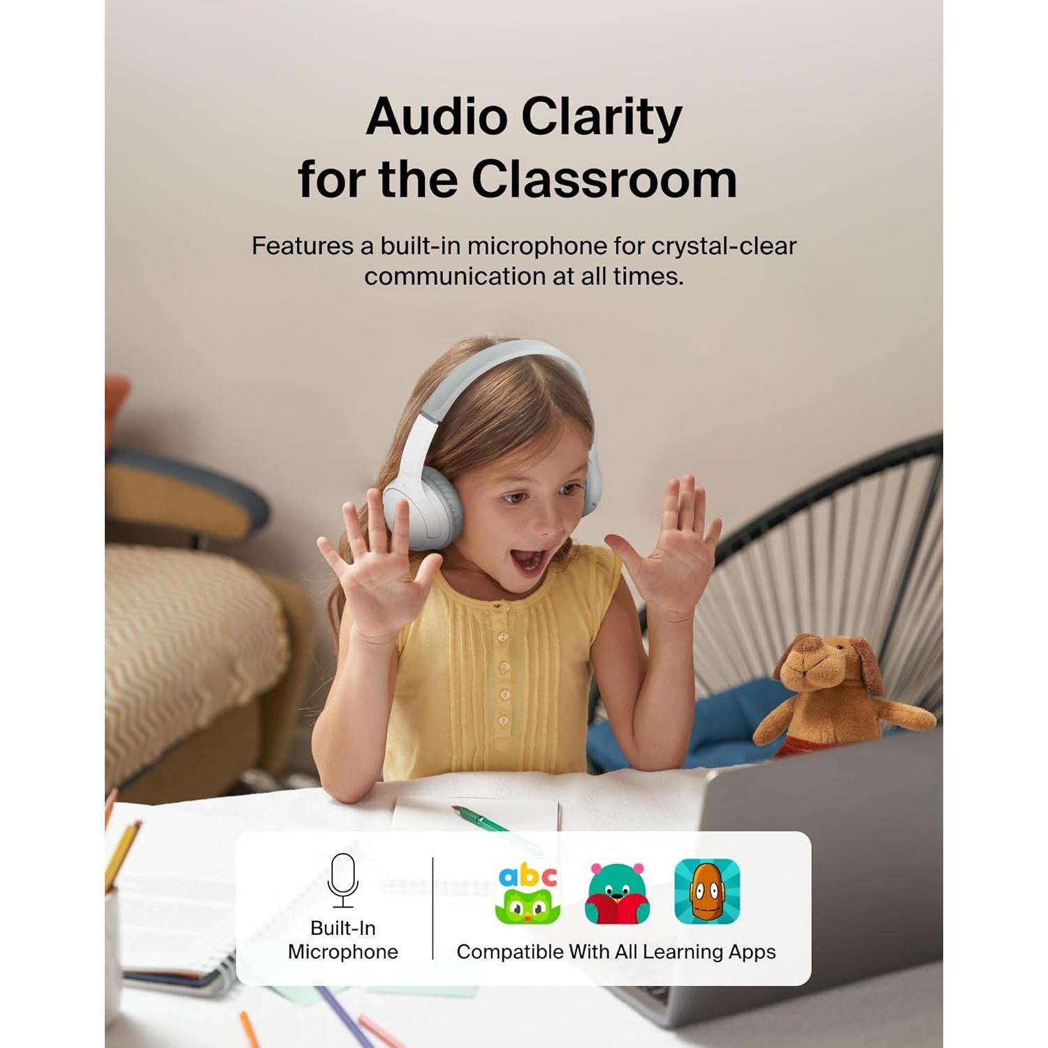 Auriculares Inalámbricos Belkin SoundForm Mini Niños 30h Batería
