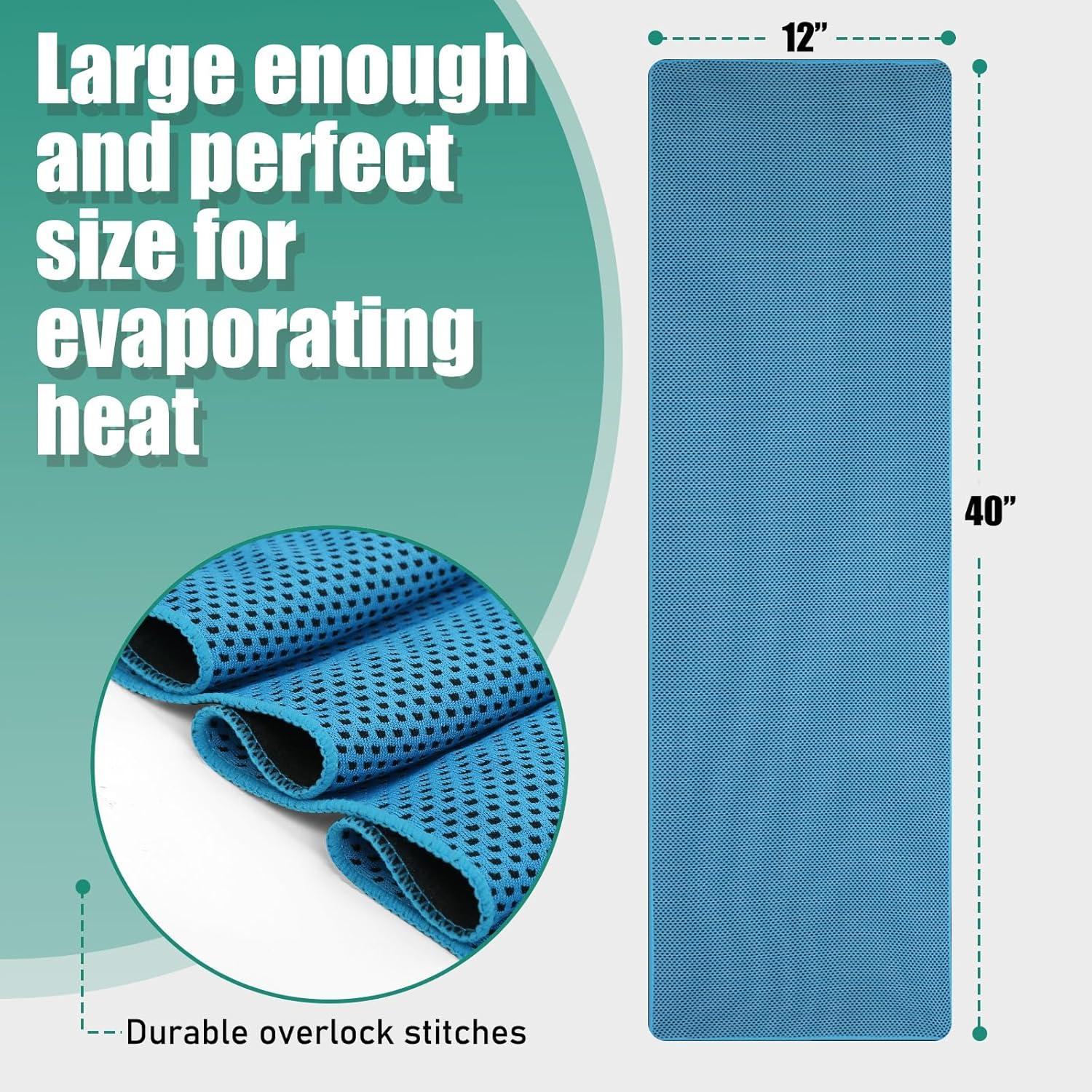 Toallas Enfriadoras Deportivas Haoteey 6 PCS 101.6x30.48 cm