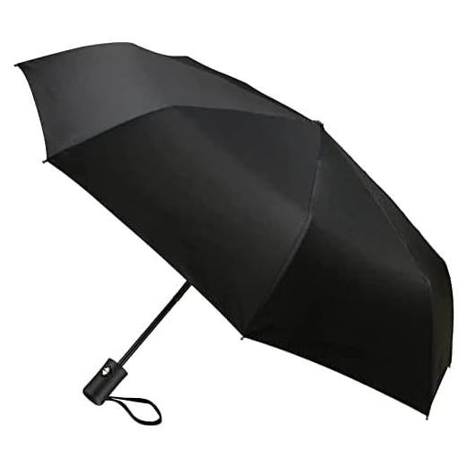 Paraguas Plegable Automático Noori Bros Negro Resistente al Viento