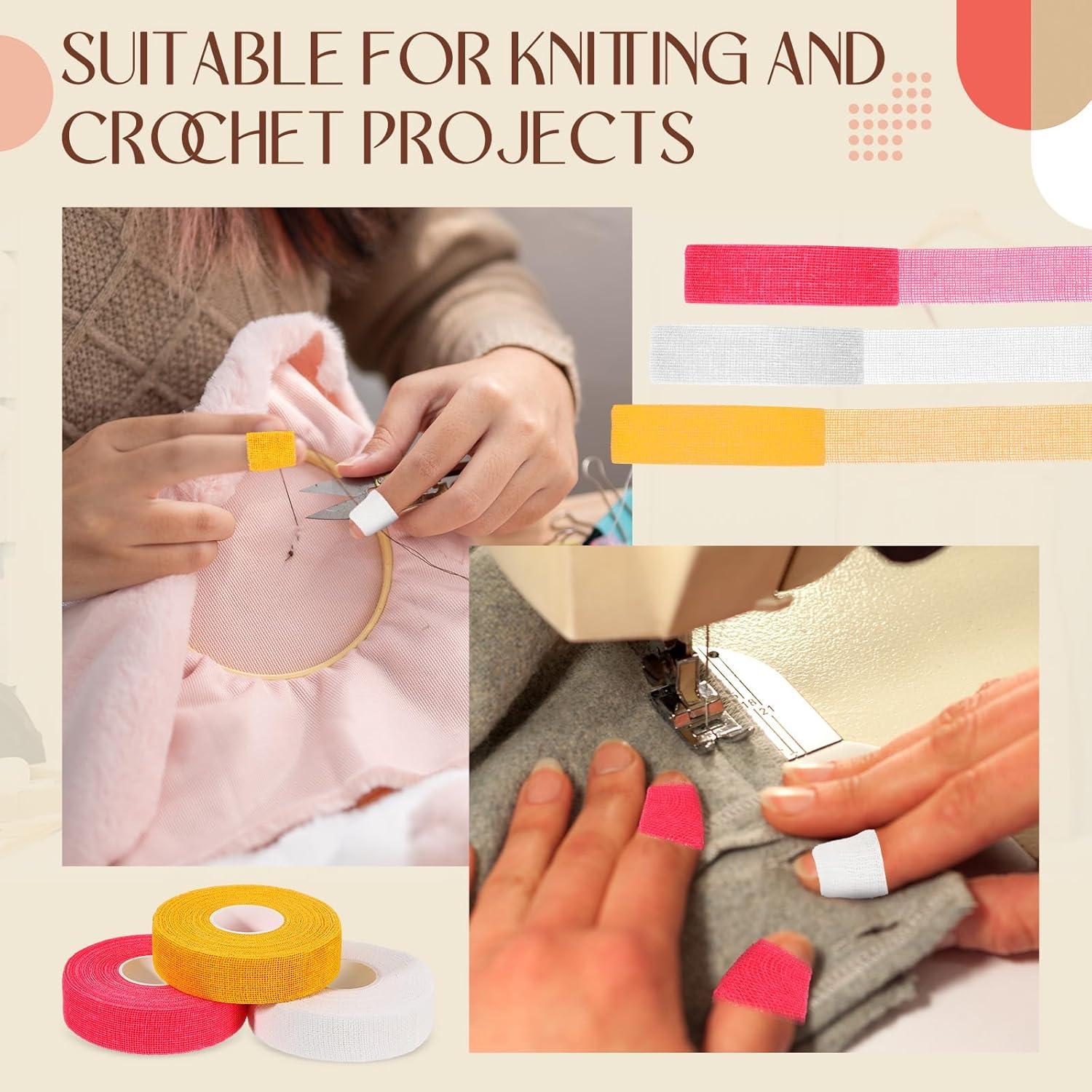 Cinta de Dedal Threlaco 3 Pack Protección para Coser