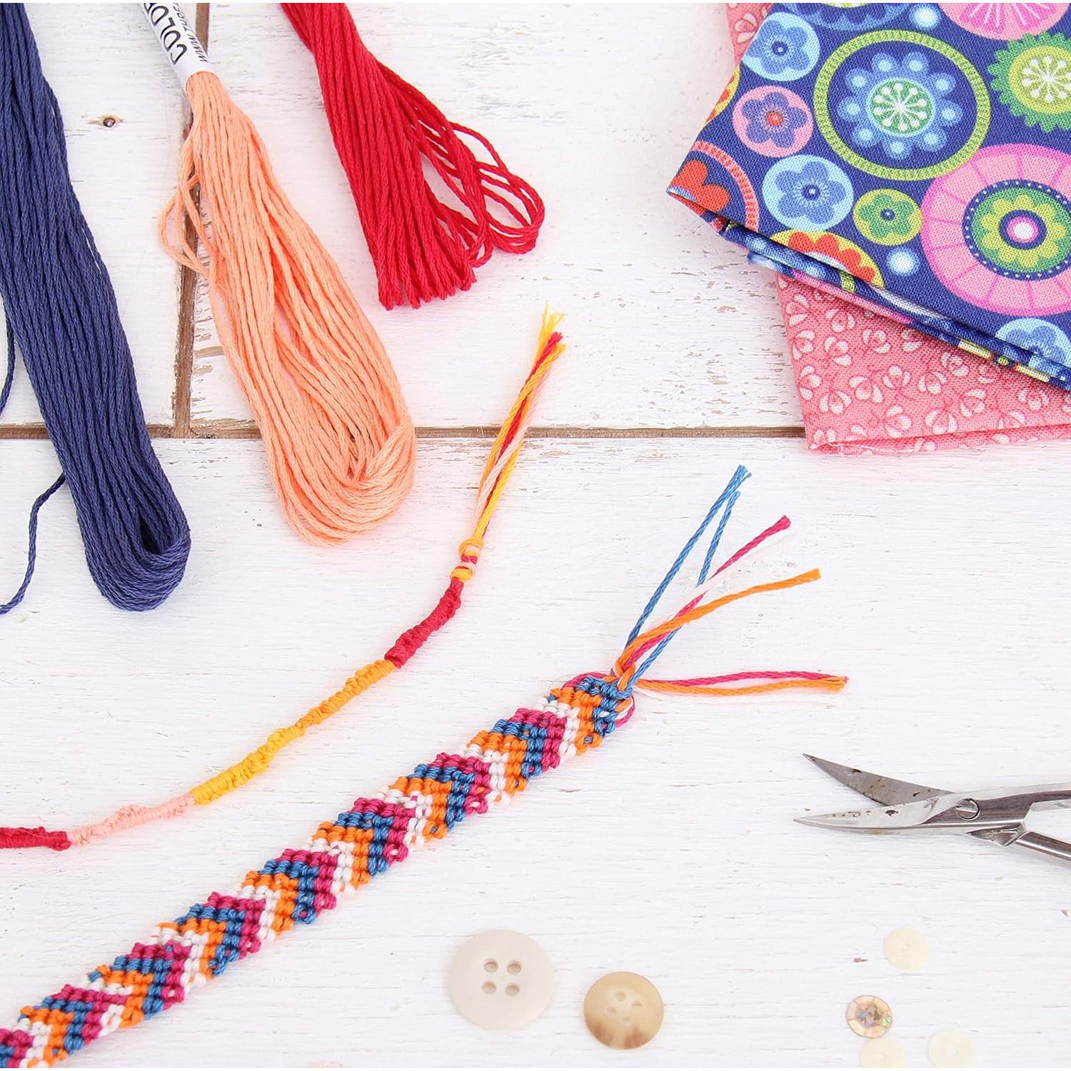 Kit de Hilo de Bordado 100% Algodón Egipcio ThreadArt 50 Colores