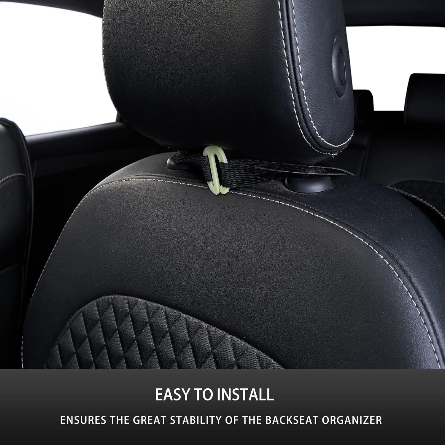 Protectores de Asiento de Coche LSBS Estampado de Vaca 2 Pzs