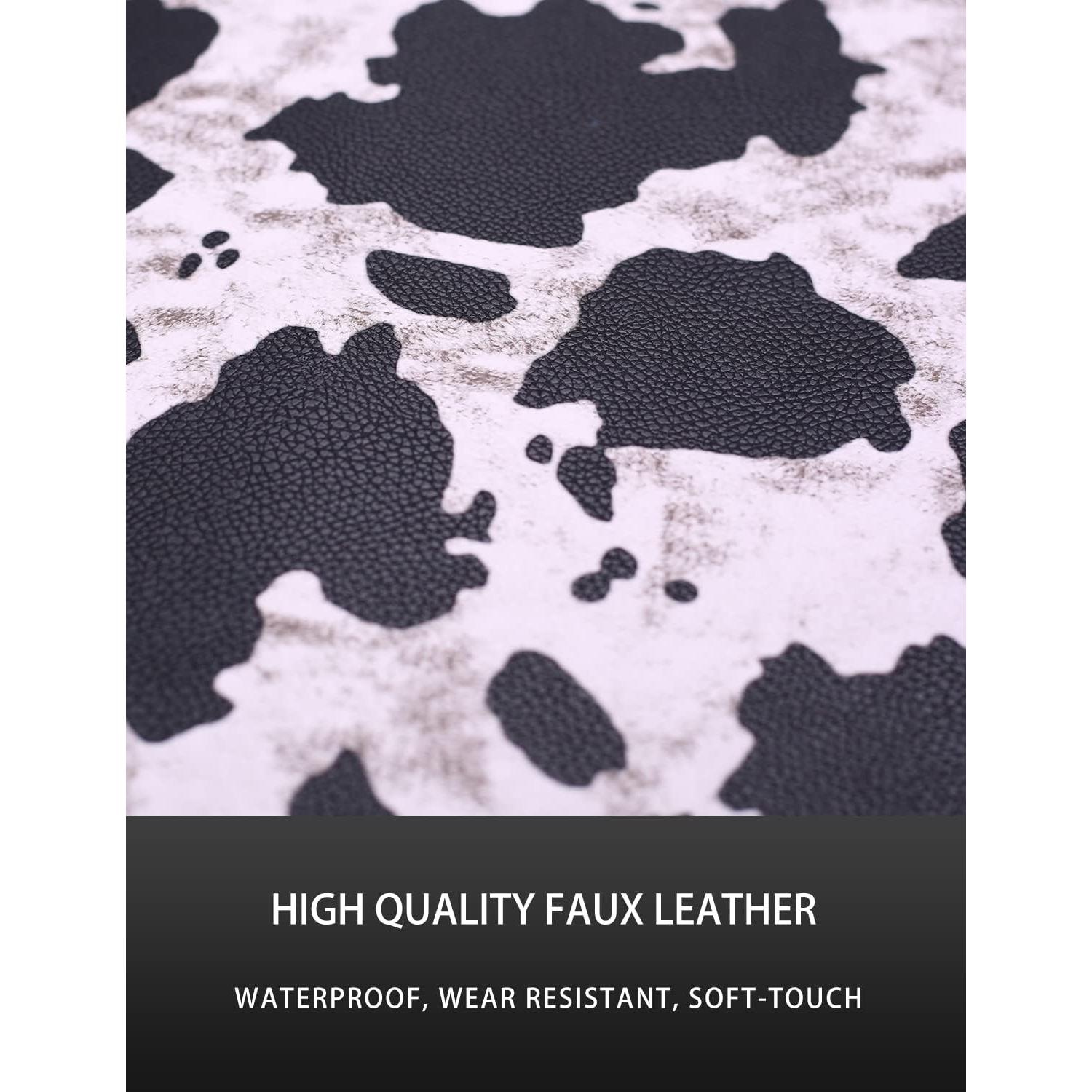 Protectores de Asiento de Coche LSBS Estampado de Vaca 2 Pzs