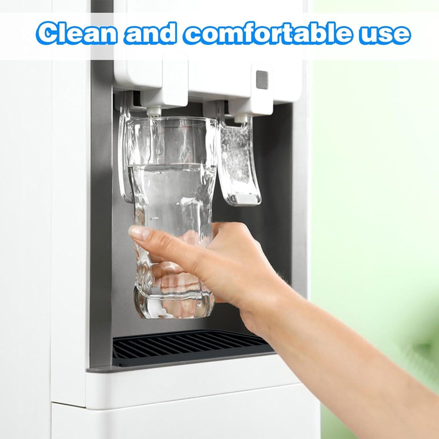 Receptor de Goteo de Silicona Andibro 2 Piezas Negro 21.2x8.1 cm