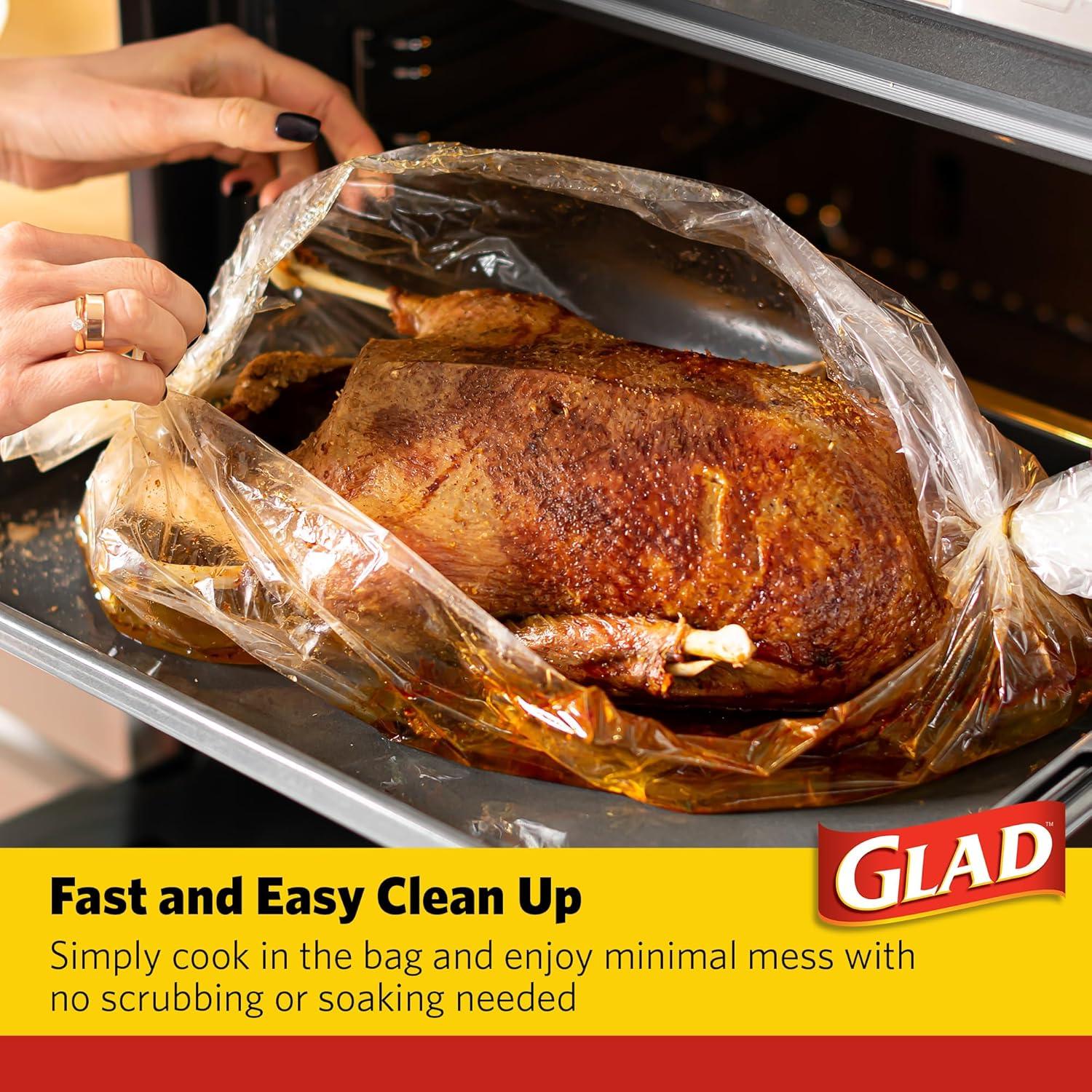 Bolsas de Horno Grande Glad - 5 Unidades 40.6x44.5 cm Sin BPA