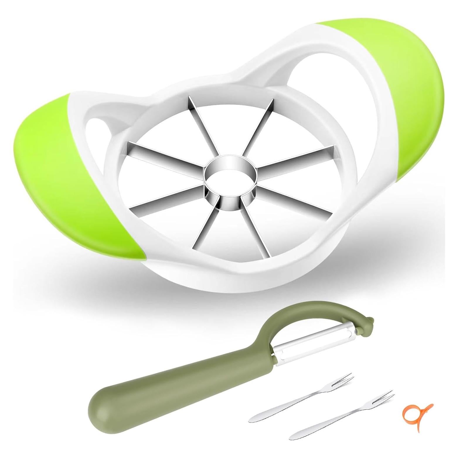 Cortador de Manzanas Aovchei 8 Cuchillas Acero Inoxidable 12 cm