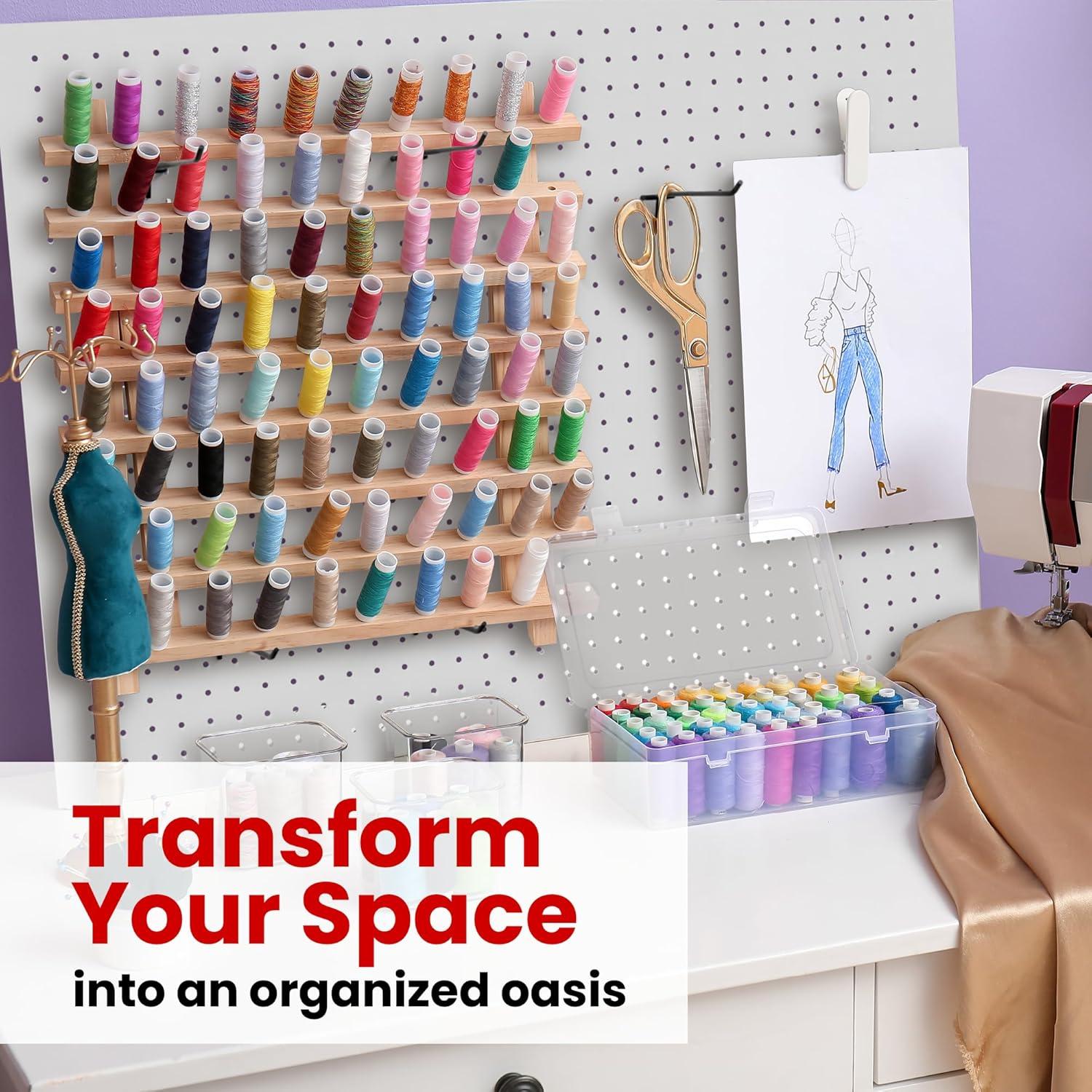 50 Ganchos para Tablero de Clavos 10.16 cm Acero Inoxidable